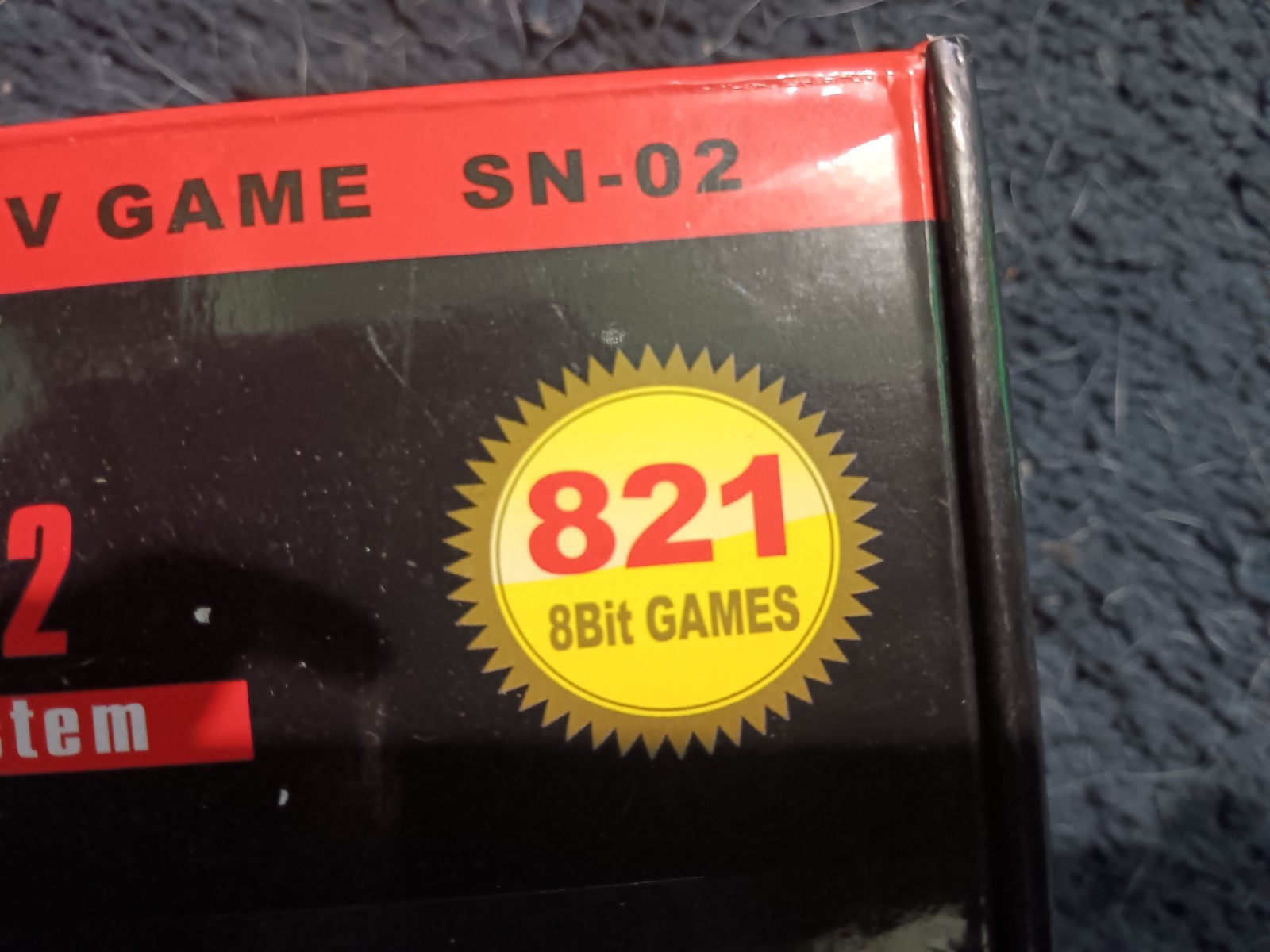 Super Mini SN-02 Game Unit with 821 Games