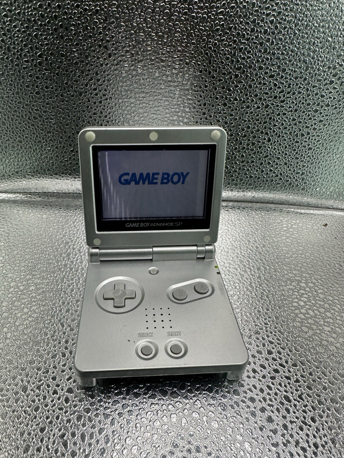 Nintendo Gameboy Advance SP AGS001 Metal Silver Handheld TestedRead Description