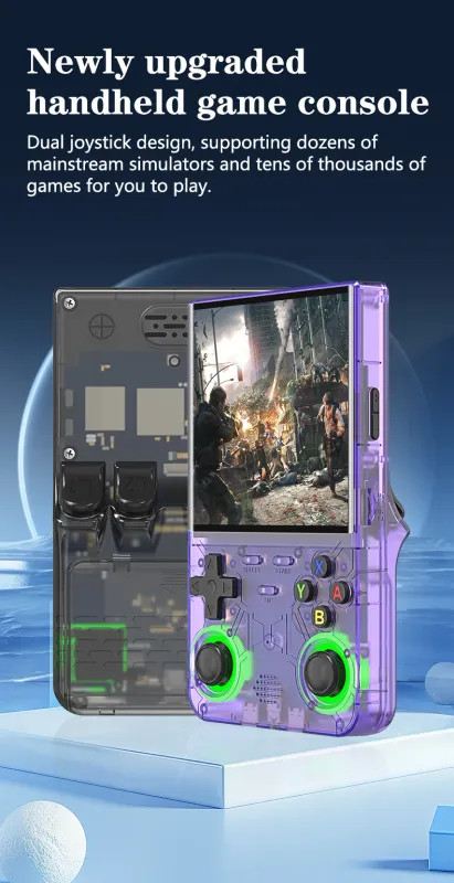 R36 Ultra 2026 Open Source R36S Video Game Console Linux System 4.0 Inch IPS