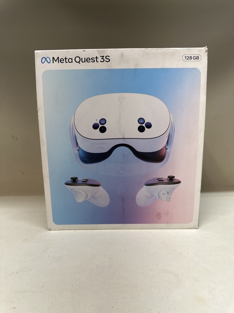 Meta Quest 3S 128GB VR Headset – White – Tested and Working