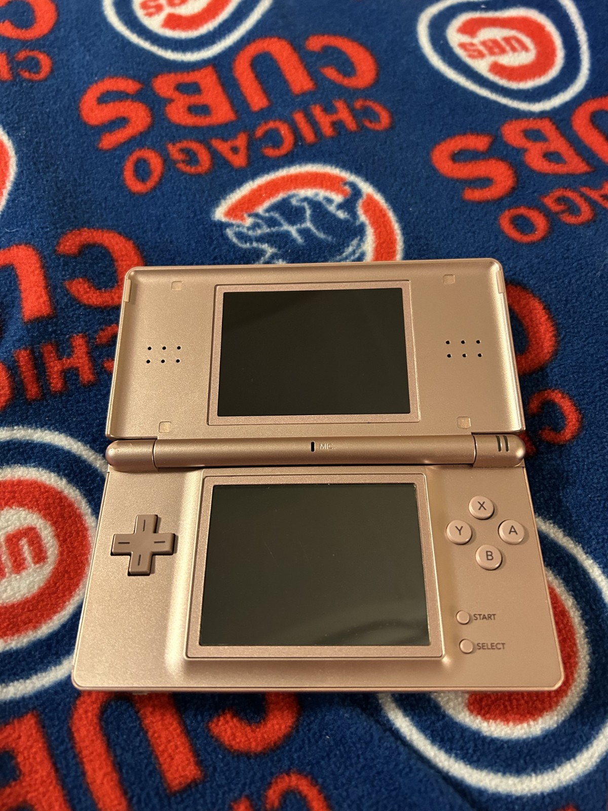 Nintendo DS Lite Nintendogs Edition Metallic Rose Console RARE w/ Charger Stylus