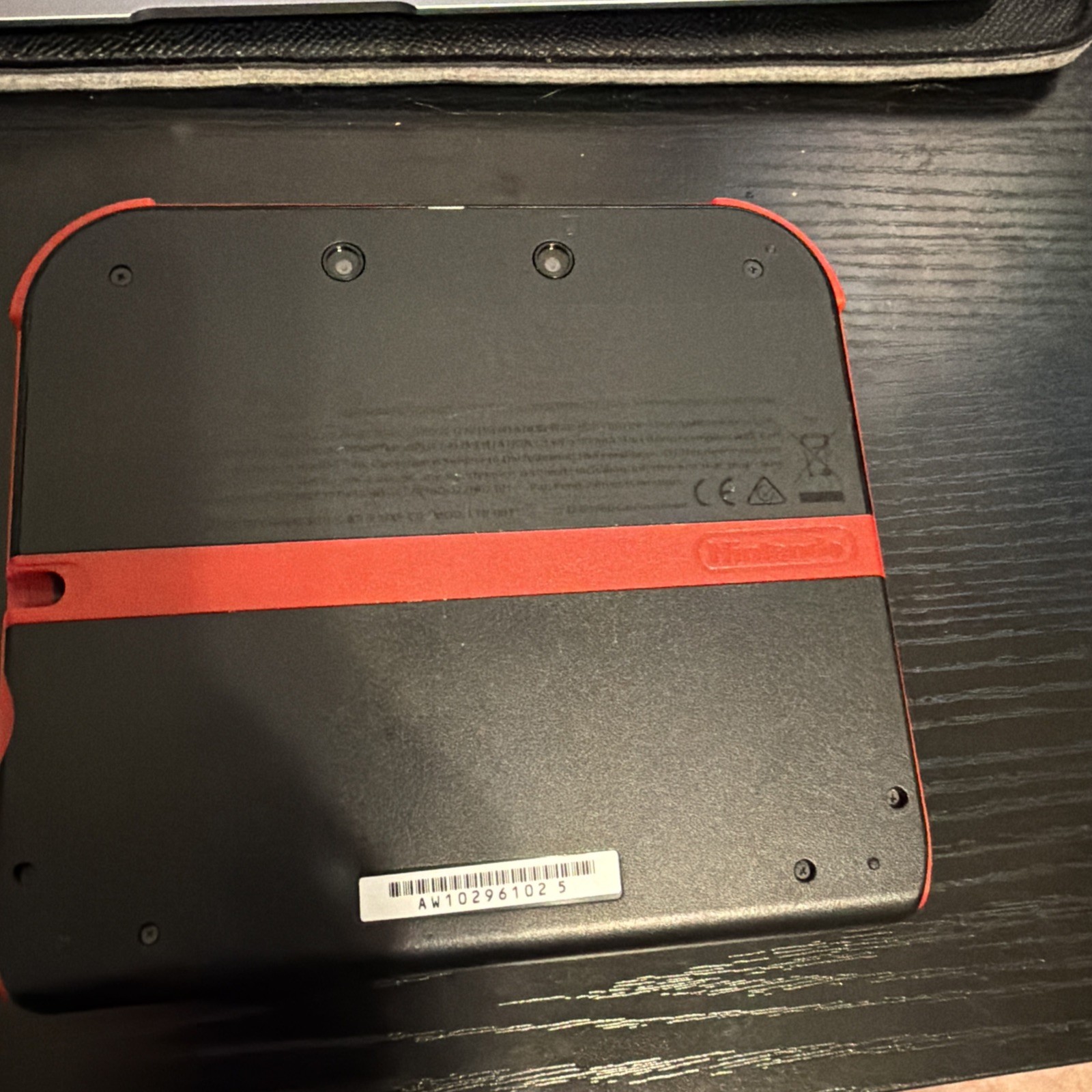 Nintendo 2DS Launch Edition Crimson Red Handheld System Works Great