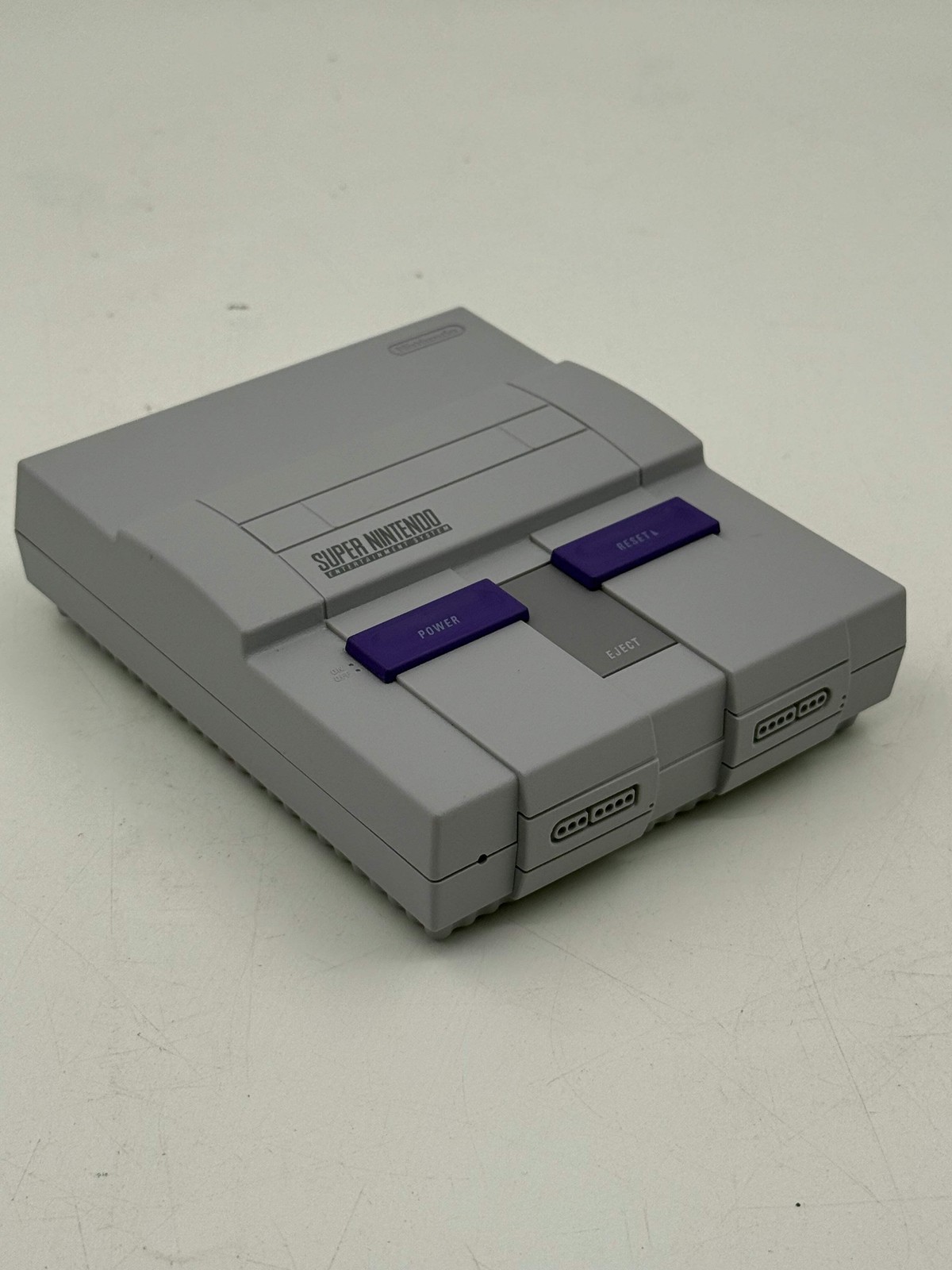 Nintendo Super NES Control Deck CLV-201 + Controllers Gray – Used VGC