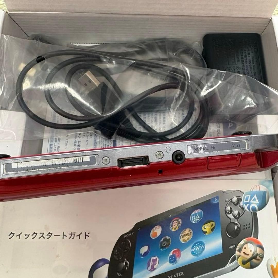 PSVITA Sony Ps Vita Cosmic Red Pch-1000 Wi-Fi Japan