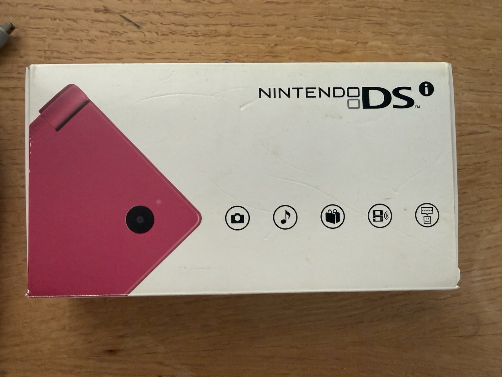 Nintendo DSi 256MB Pink Handheld System Lot W/18 Games Case 2 Chargers In Box