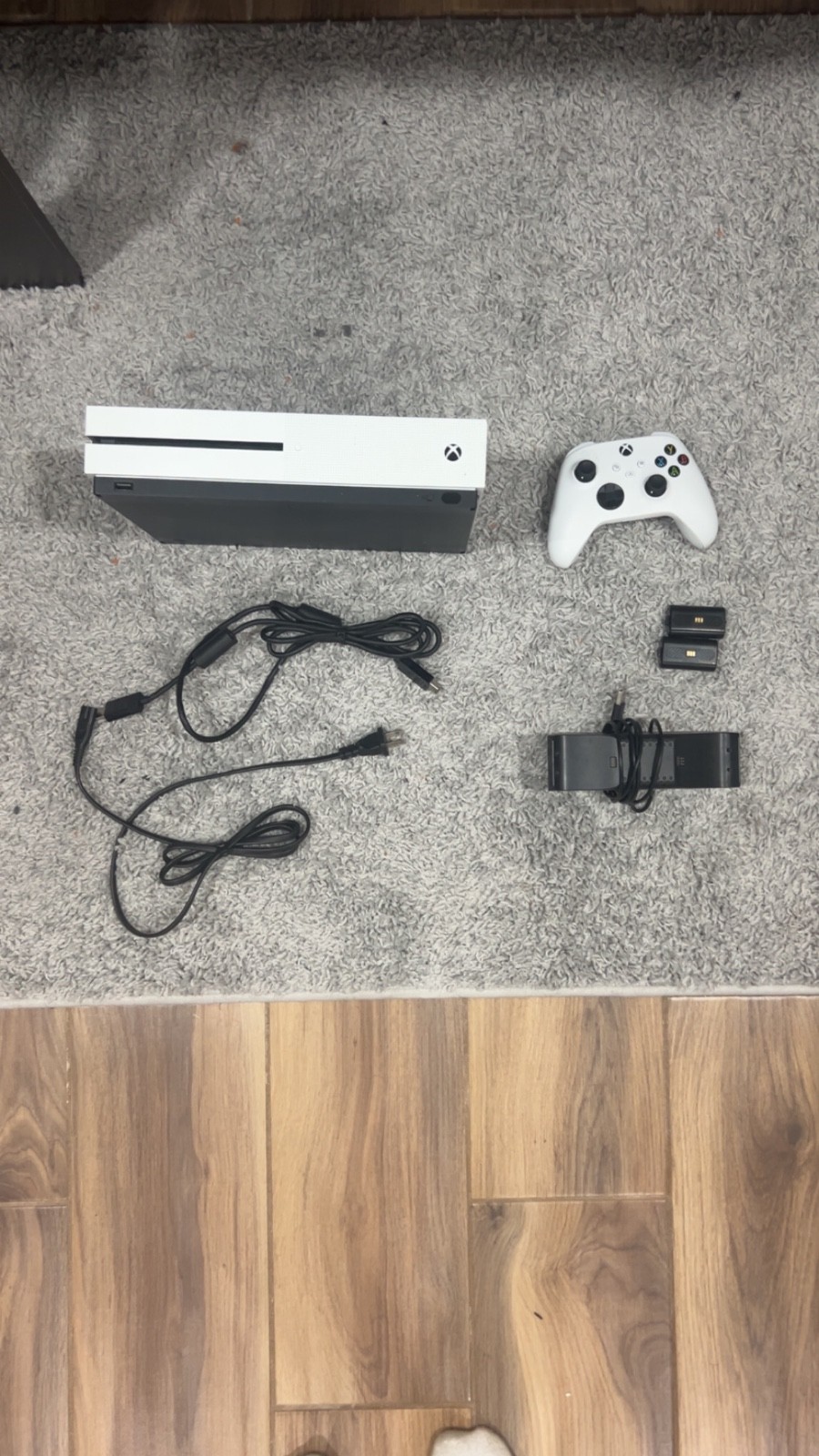 “Xbox One S 1TB Console w/ Controller, HDMI, Power Cable & Charging Dock