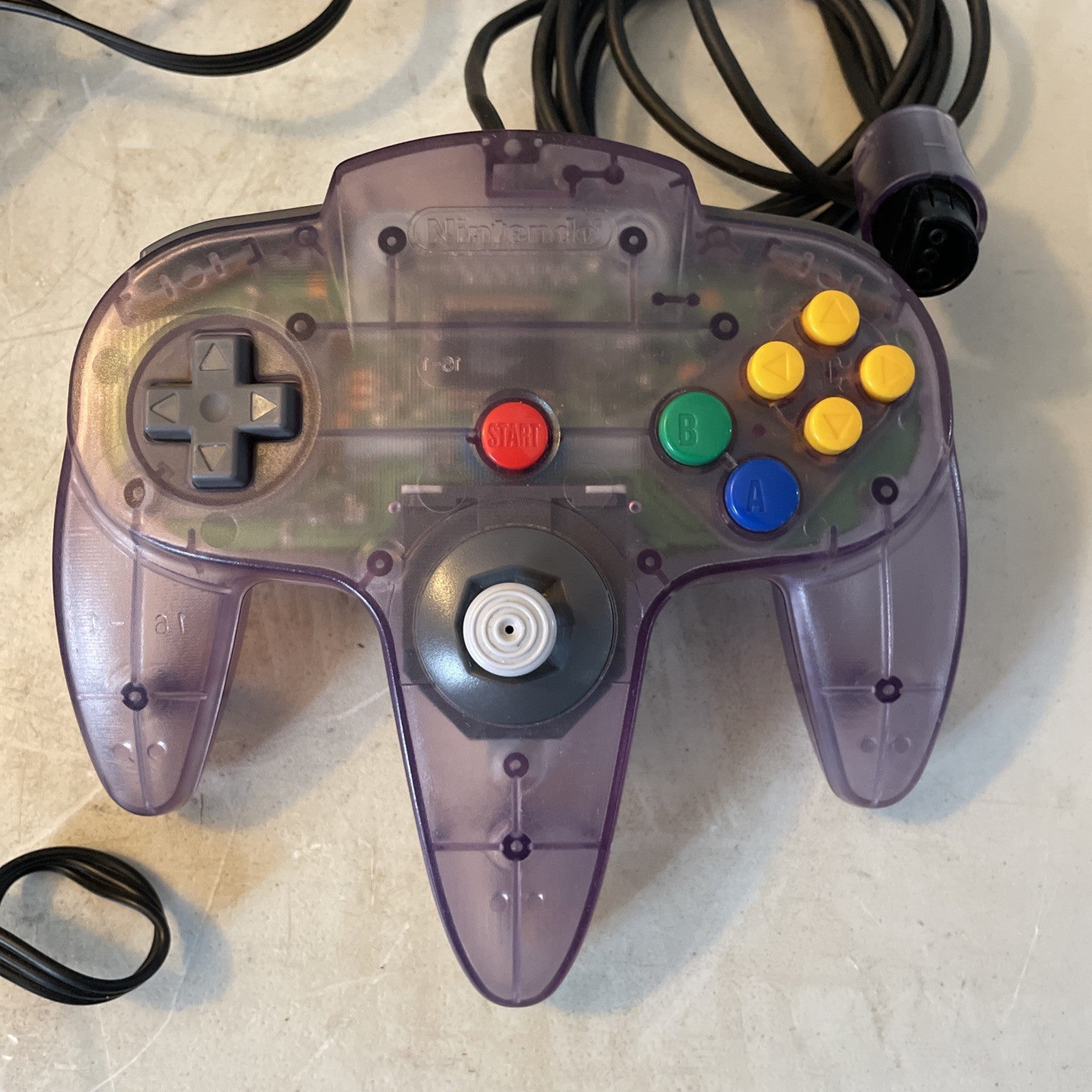 Nintendo 64 Console Bundle | Original W/ Ice Blue & Atomic Purple Controllers