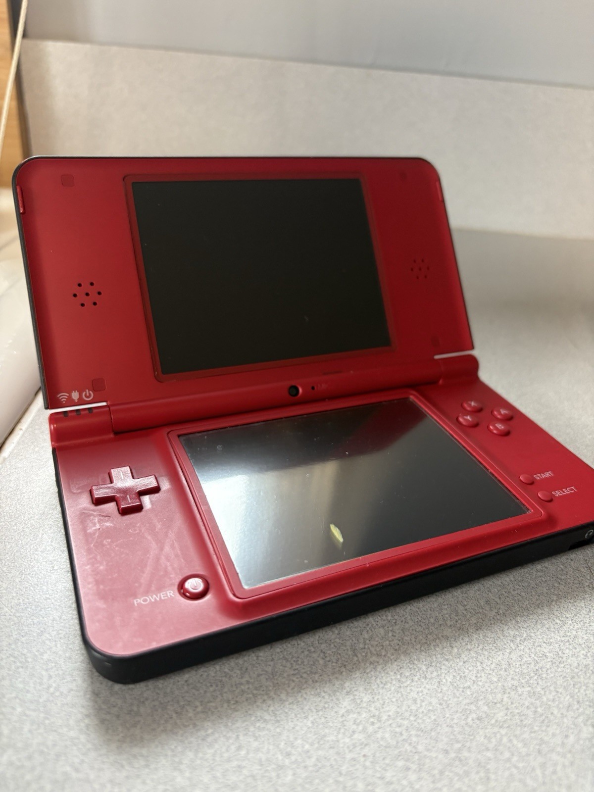 Nintendo DSi XL Super Mario Bros. 25th Anniversary Edition Red (2x) FOR PARTS