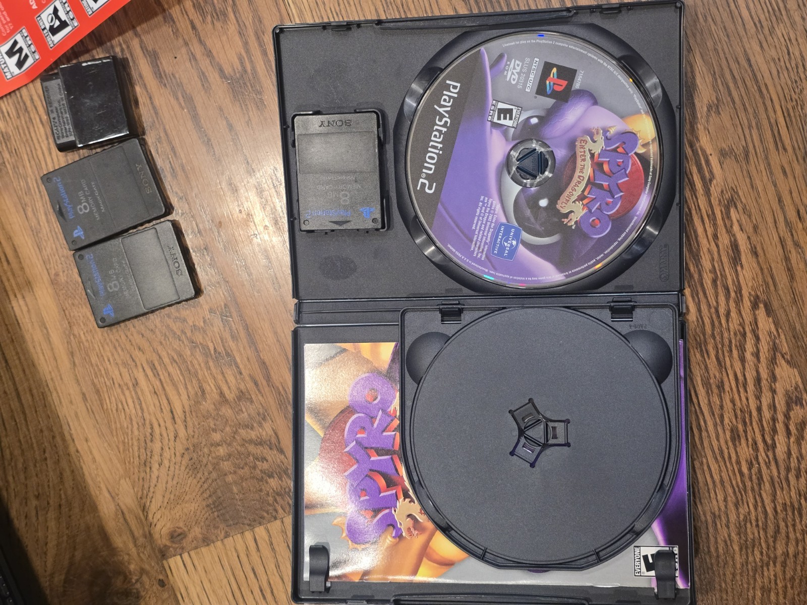 2002 PS2 Fat Console Time Capsule CIB Walmart Bag Matching Receipt Spyro Game.