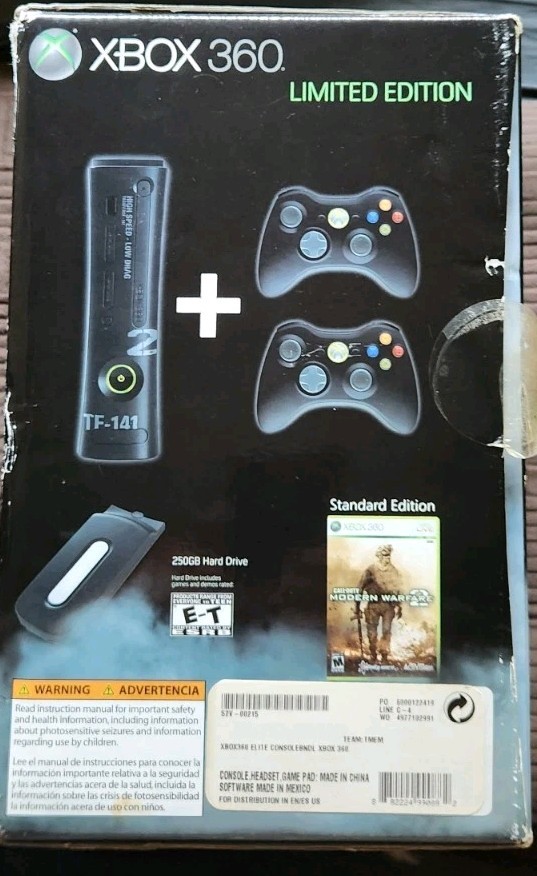 Microsoft Xbox 360 Elite Call Of Duty: Modern Warfare 2 Limited Edition CIB