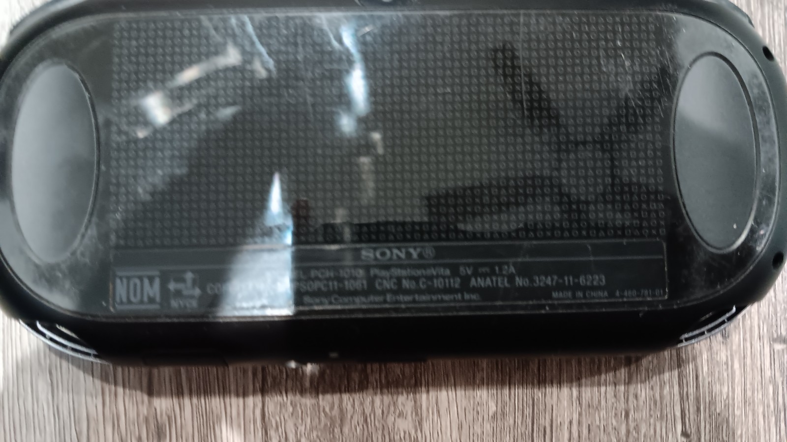 Sony PlayStation Vita PCH-1001 Black Handheld Console with OEM Charger Tested
