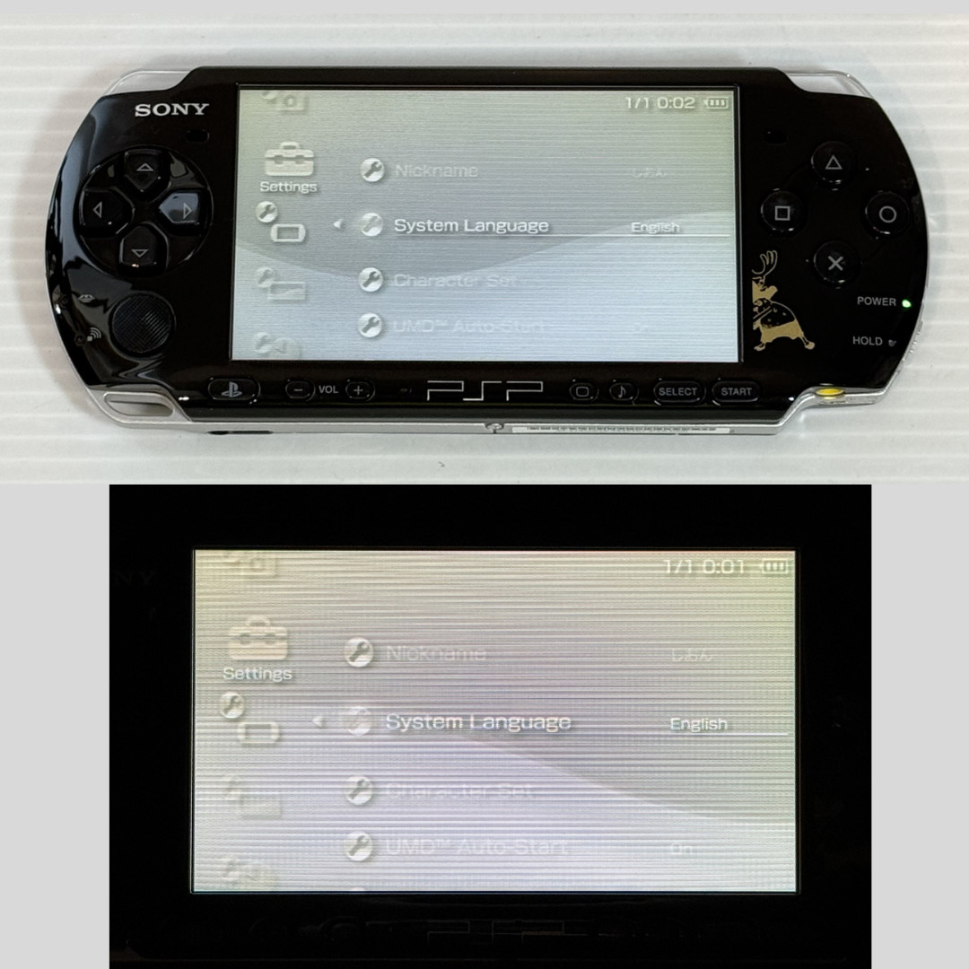 Sony PSP-3000 Console Black One Piece ROMANCE DAWN Limited Edition – Very Good