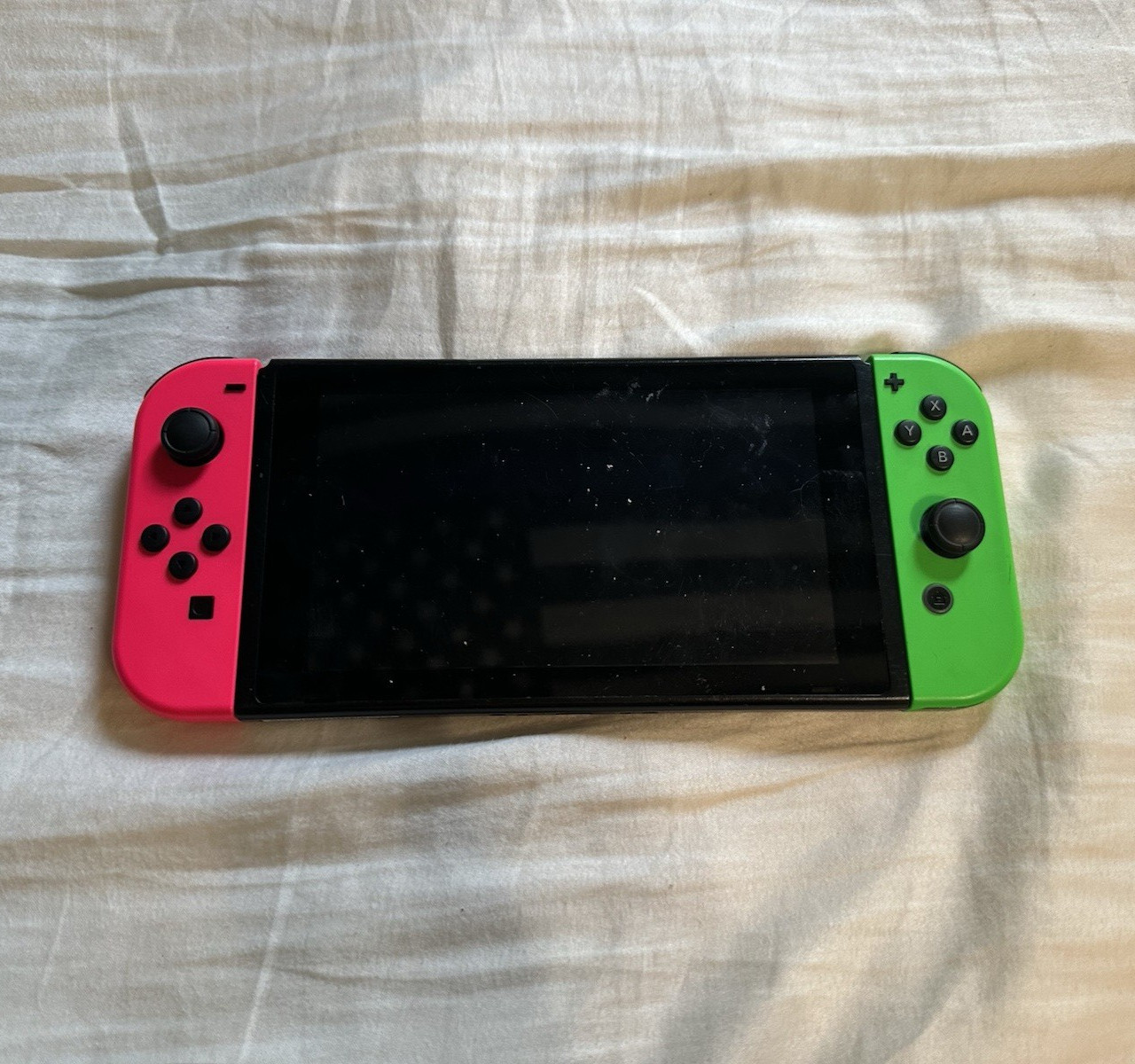 Nintendo Switch Console Pink/Green Joy-Con Bundle w/ 2 Wireless Controllers