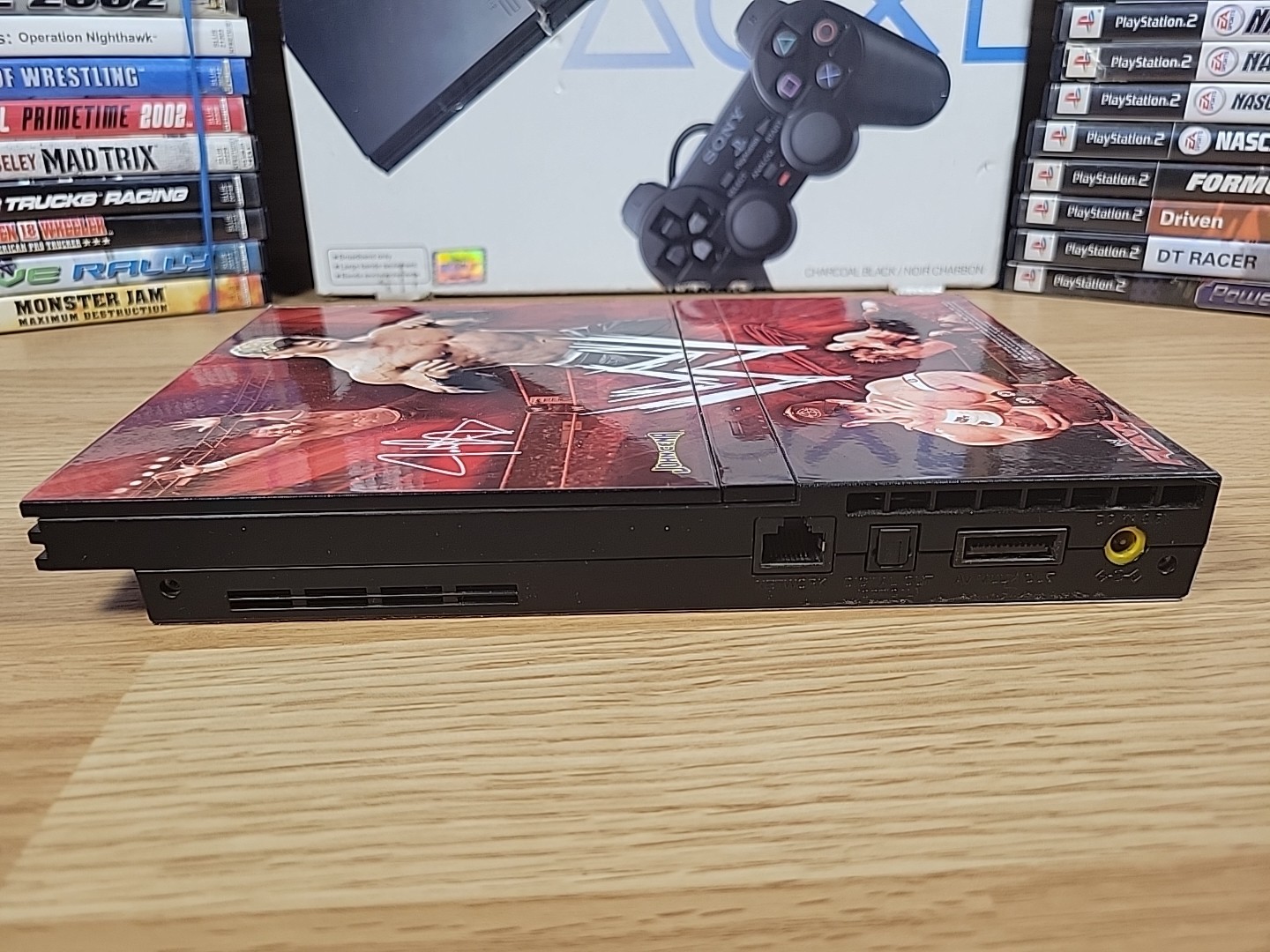 Sony PlayStation 2 Slim Console Bundle With 28 Games and Box READ!