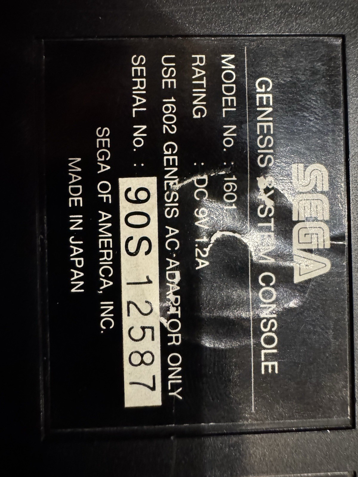SEGA GENEIS Model 1 VA3! with 3bp V2+ BEST AUDIO AND CLEAN VIDEO RECAPPED RARE!
