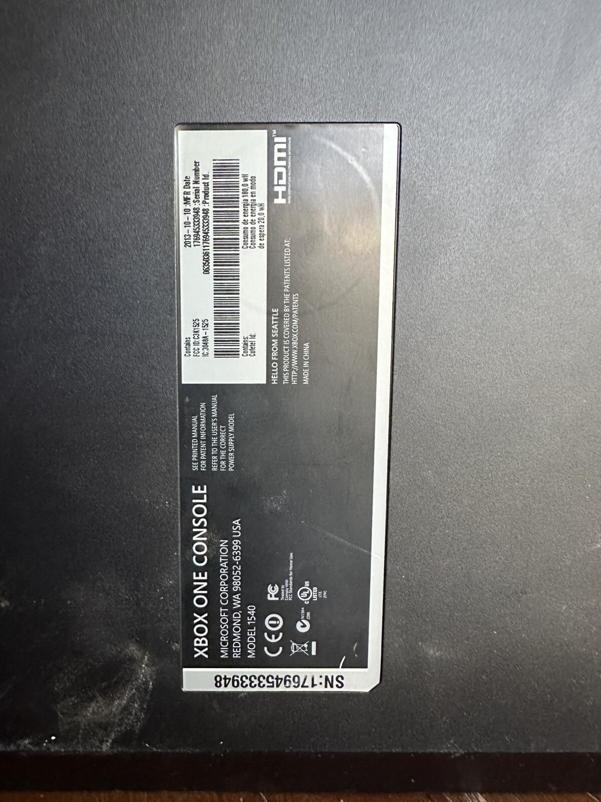 Xbox One Day One Edition 500GB Black Console