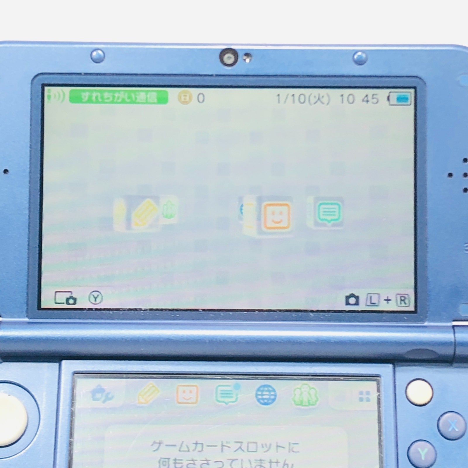 [EX+1] New Nintendo 3DS LL XL Metallic Blue console NTSC-J RED-001 26-05-118