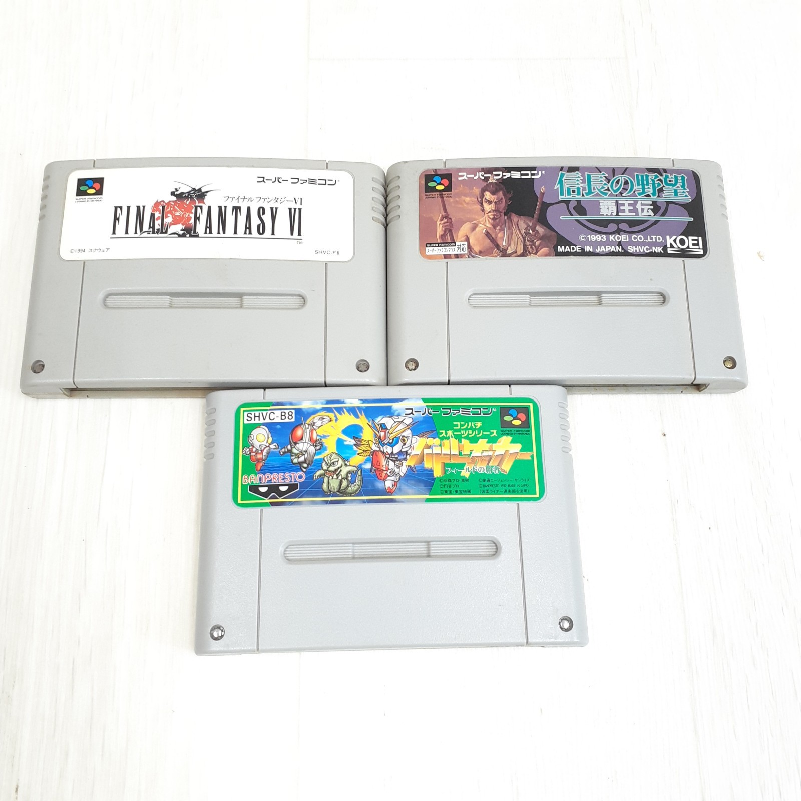 Nintendo Japanese Super Famicom Console with box 6 games CIB SNES SHVC-001