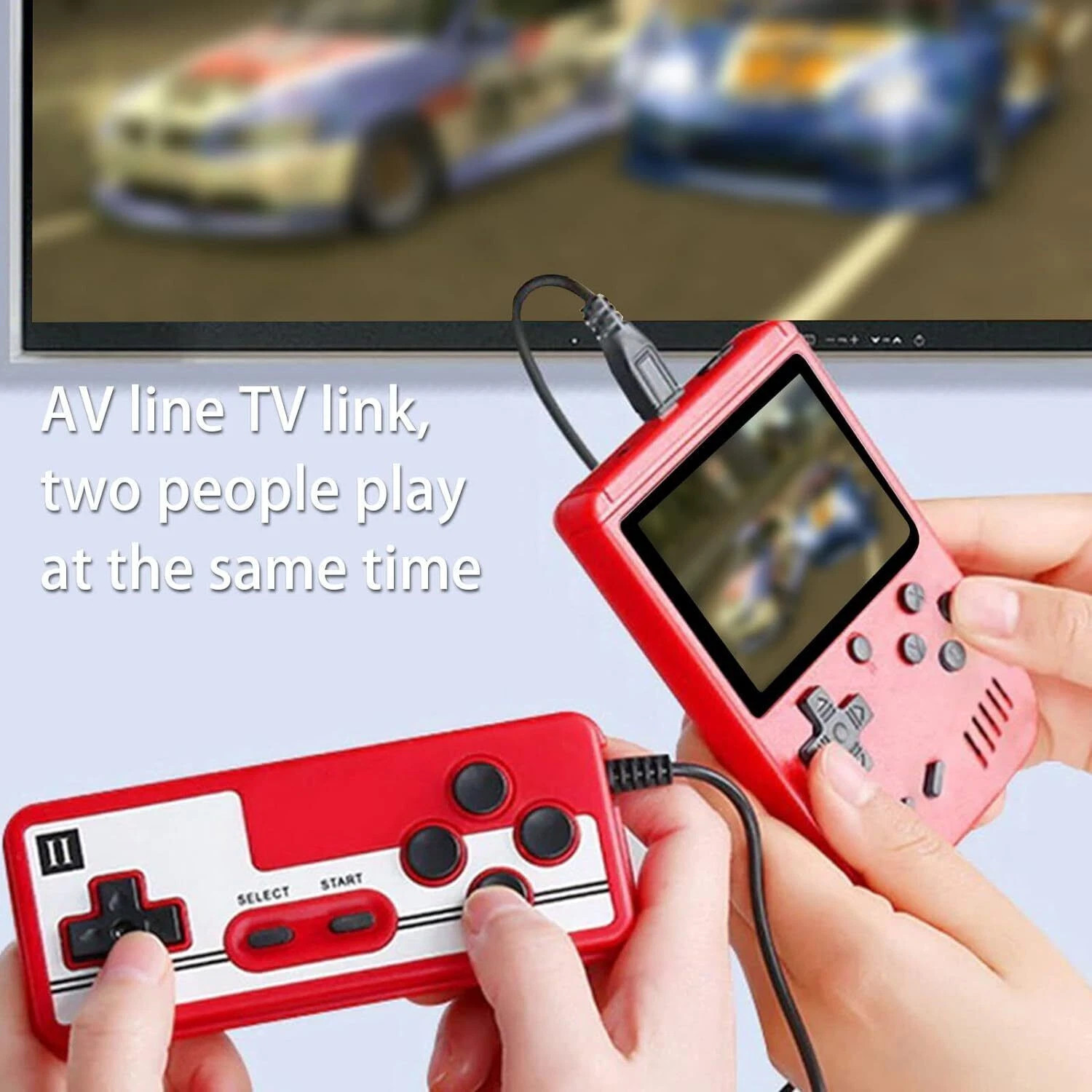 Mini Retro Video 500 Classic Games FC Game Console Player Handheld For Kid Adult