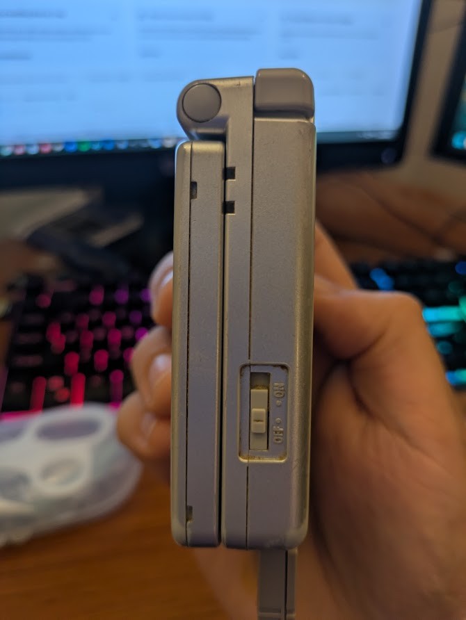 Nintendo Game Boy Advance SP Handheld System – Silver