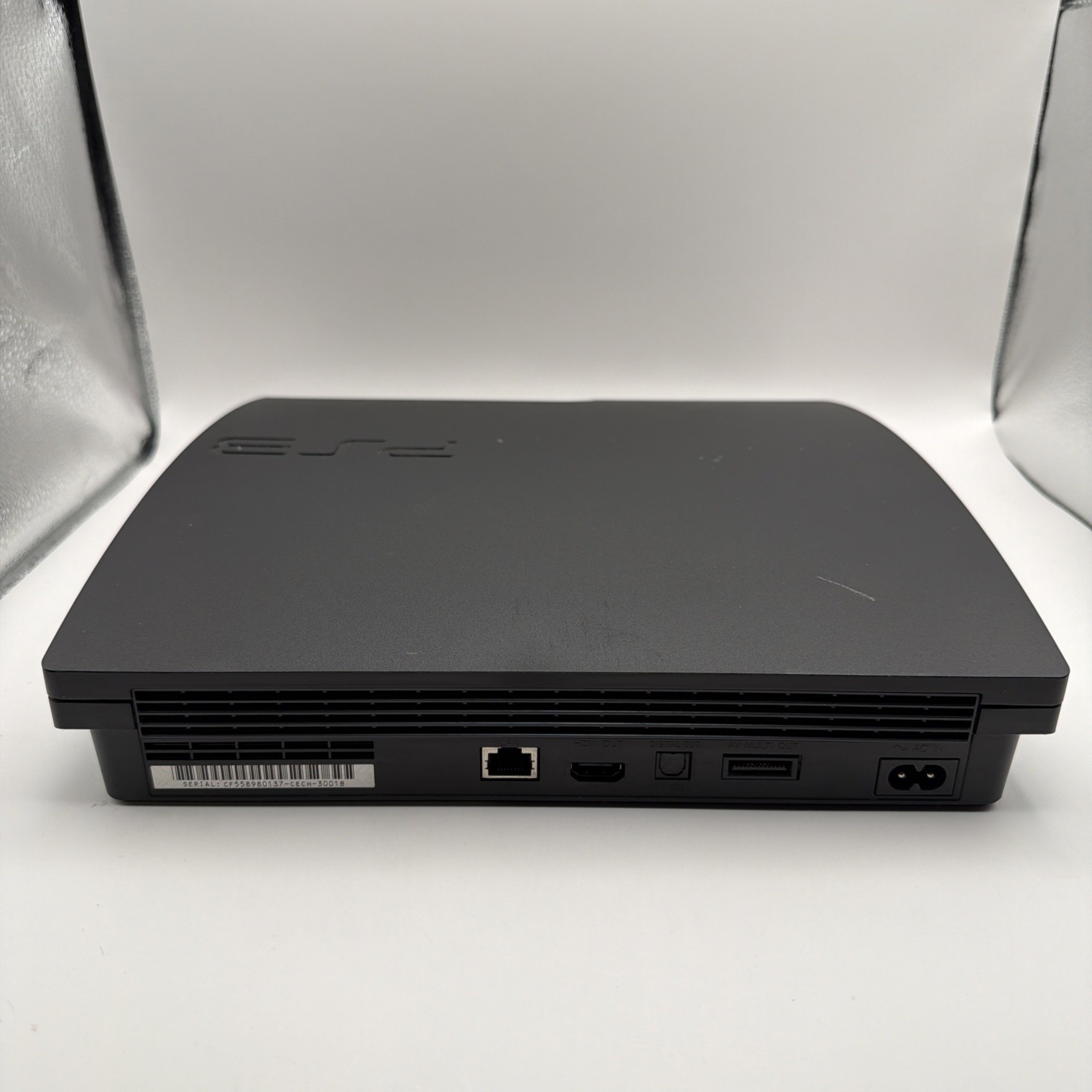Sony PlayStation 3 PS3 Slim Console 320GB (3001B) w/Controller & Cables Working!