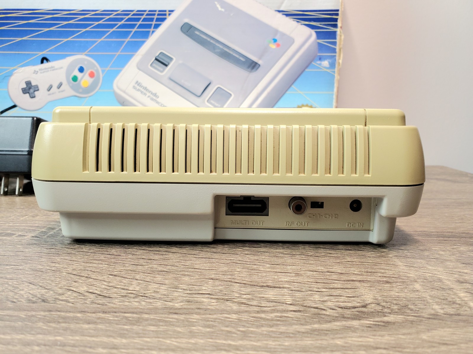 Nintendo Super Famicom Console With Box & Game SHVC-001(Read Description) Tested