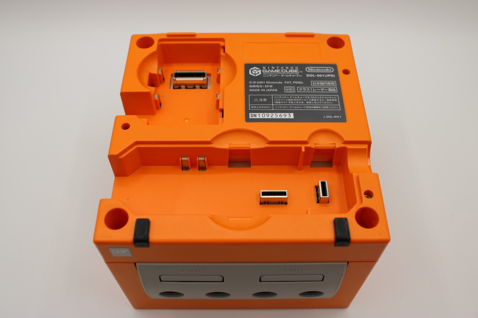 Nintendo GameCube Orange Spice DOL-001 Very Clean Fully Tested Drive Recap READ