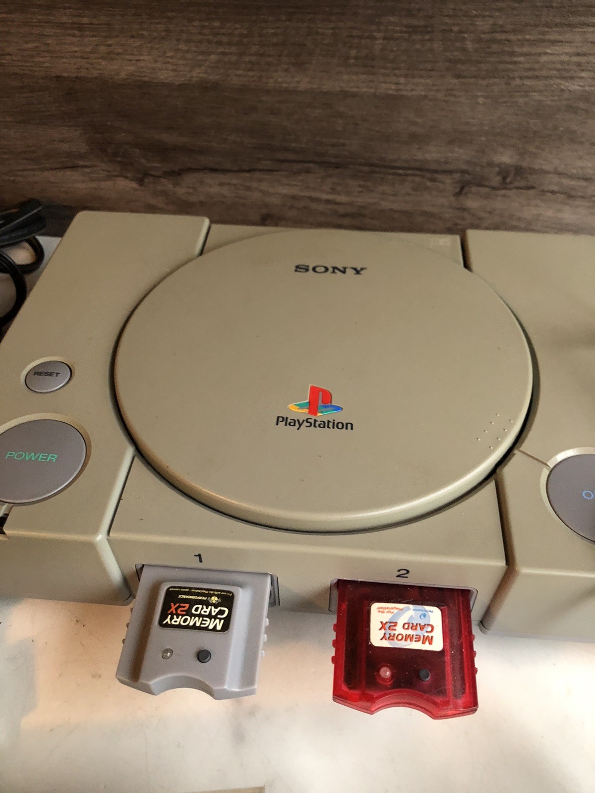 Bundle Sony PlayStation 1 PS1 Console w/ 12 Games Controller & 2Memory TESTED