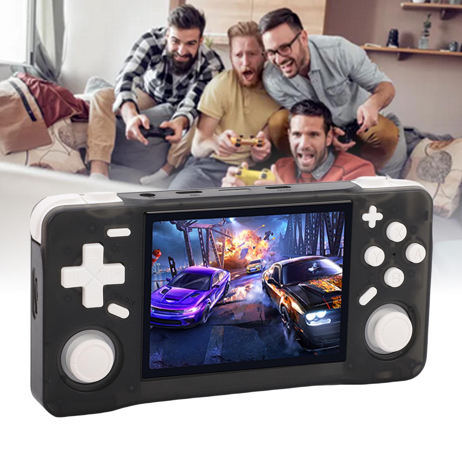 Retro Handheld Game Console 3.5 Inch HD Screen Gaming Console Built In Mult DFVL
