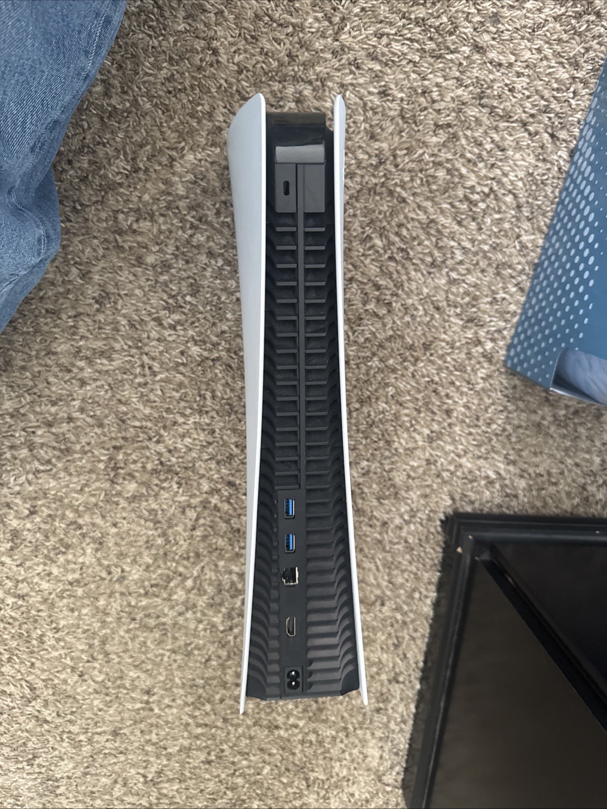 Used Sony PS5 Digital Edition Console – White 2 Controllers included -No PS5 Box