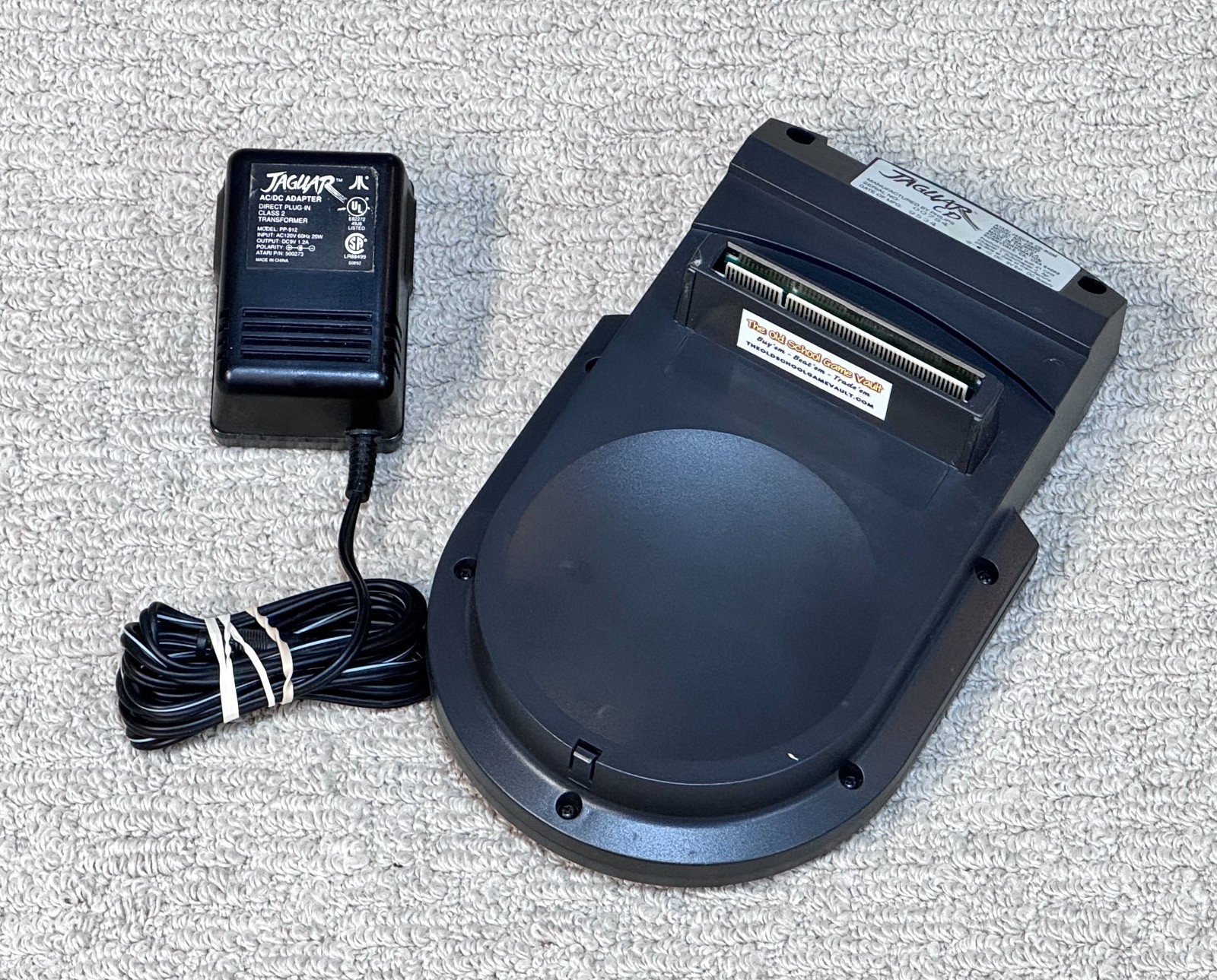 Atari Jaguar CD Add-On Console Unit System w/ AC Adapter – Works – TESTED