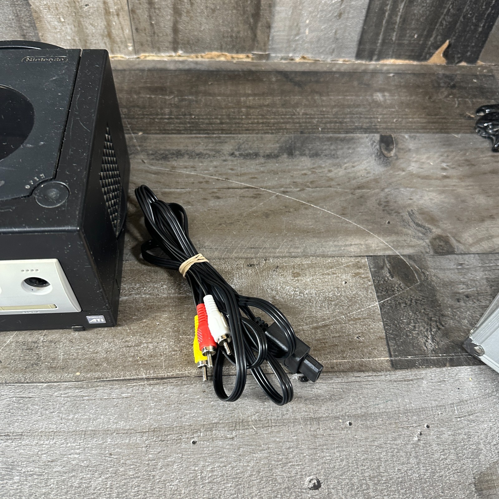 Nintendo DOL-101 GameCube Console & Hookups Only – Black TESTED