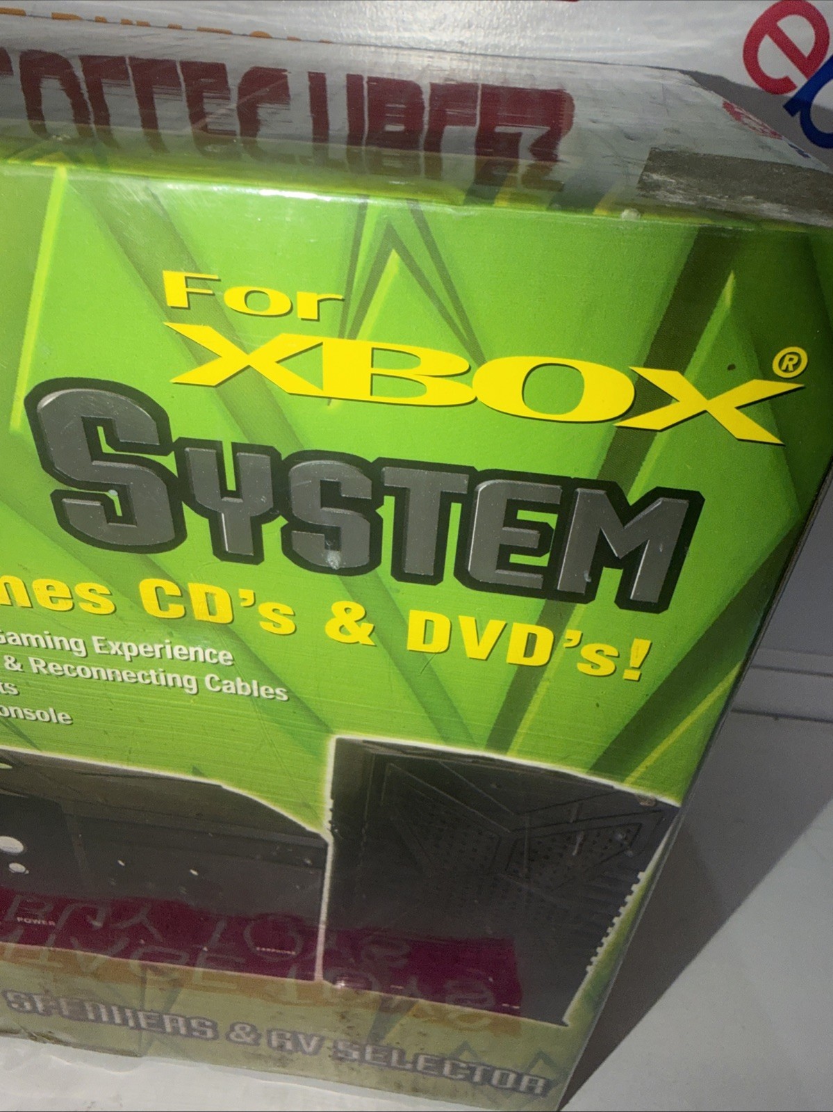 Original Intec Game Sound System For Xbox Stereo Speakers & AV Selector NEW 🔥