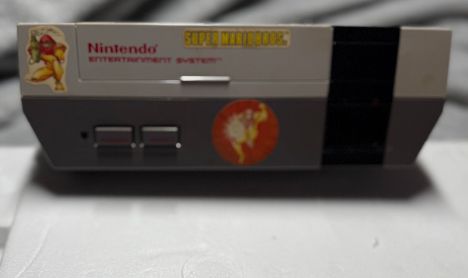 Nintendo NES Action Set Home Console – White/Gray (Model No. NES-001)
