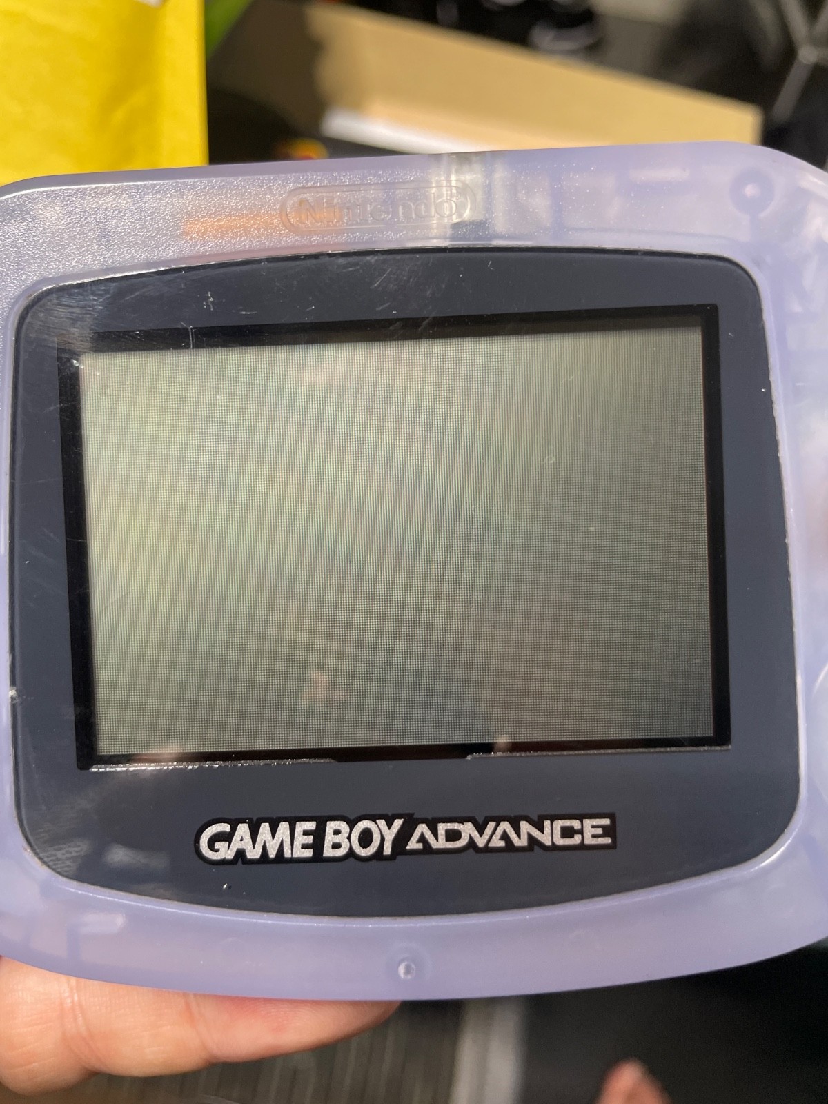 Nintendo Game Boy Advance Console System – Clear Glacier