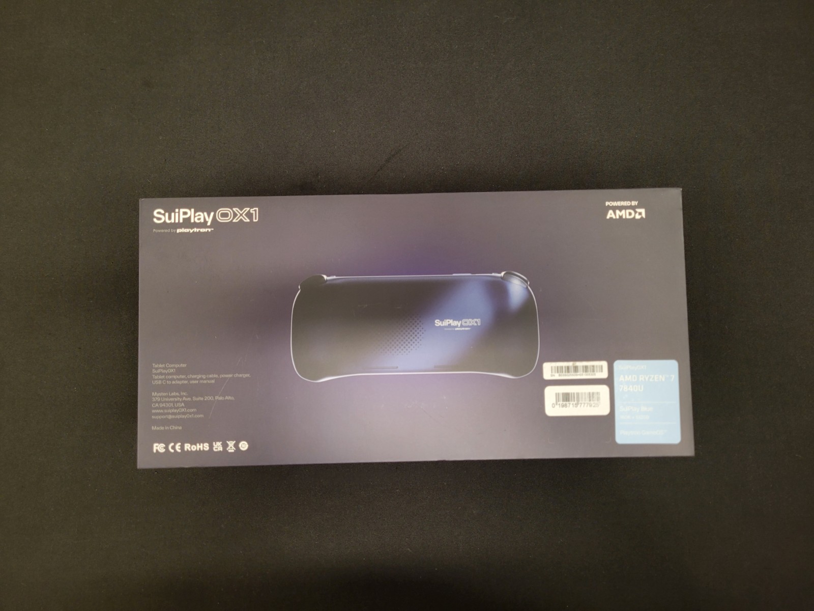 SuiPlay Ox1 AMD Ryzen 7 7840U 16GB RAM 512GB SSD Handheld Console -FAST SHIPPING