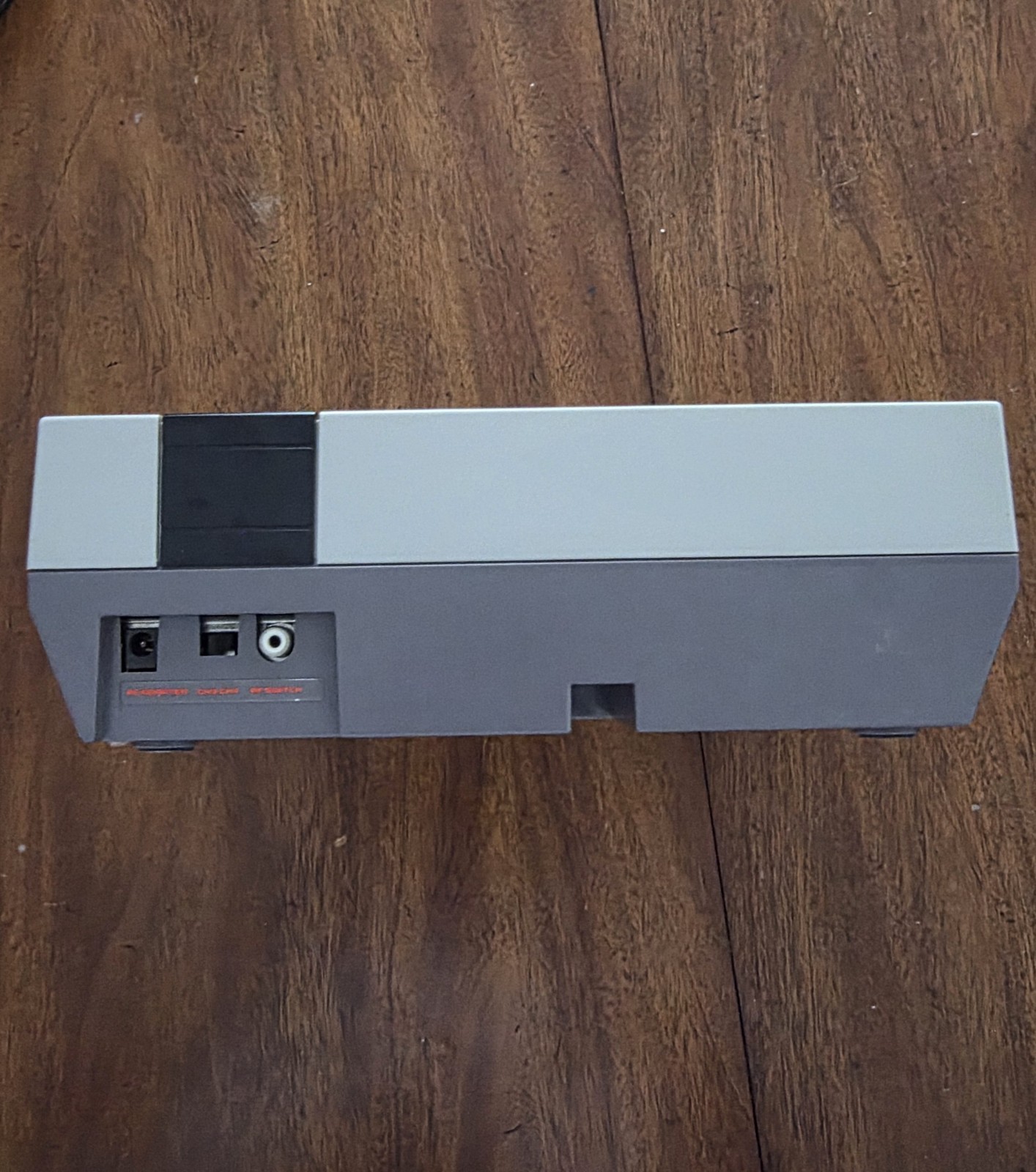 Nintendo NES Gray Bundle 1 Controller And Hookups