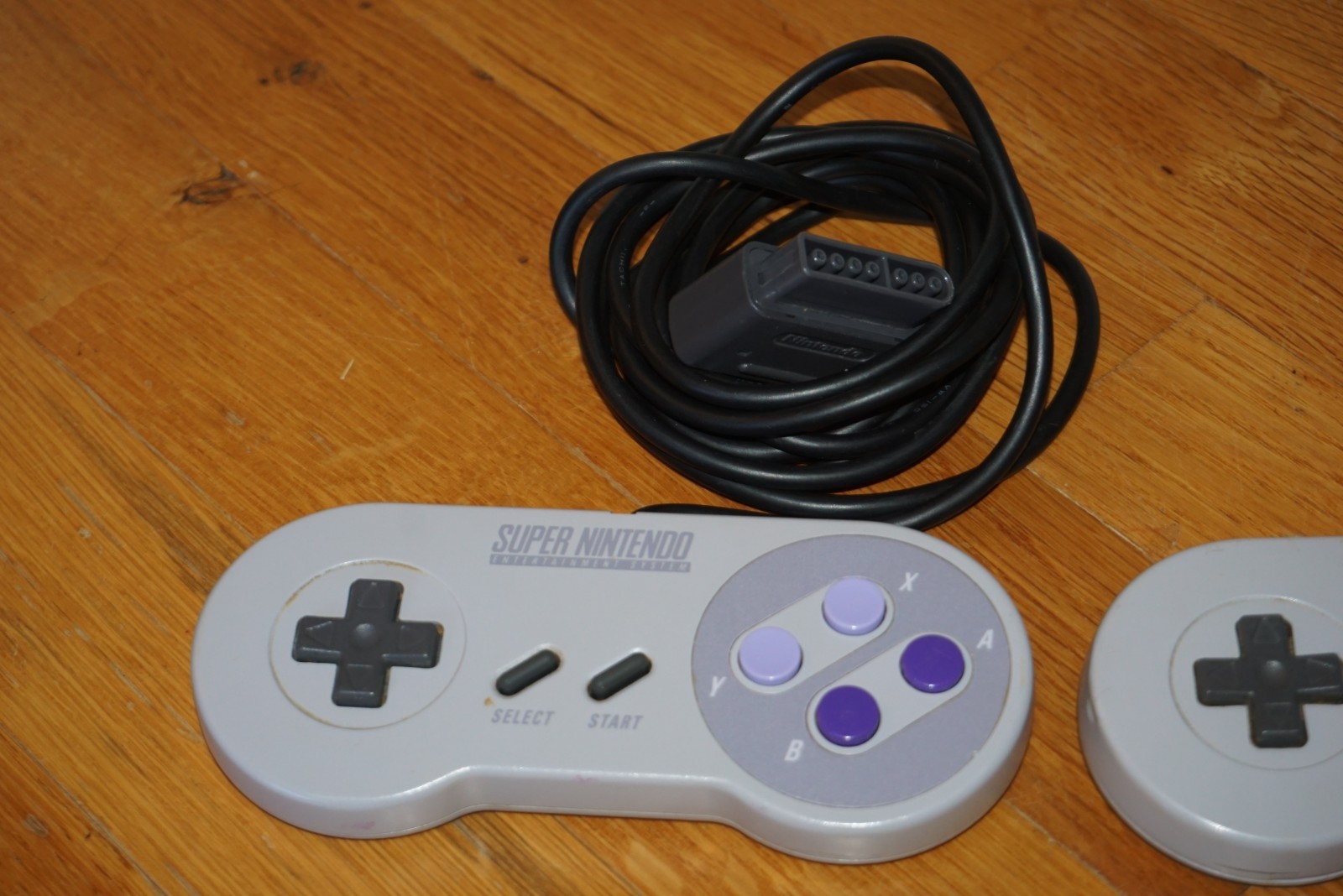 Super Nintendo Control Deck SNS-001 with two controllers-not tested