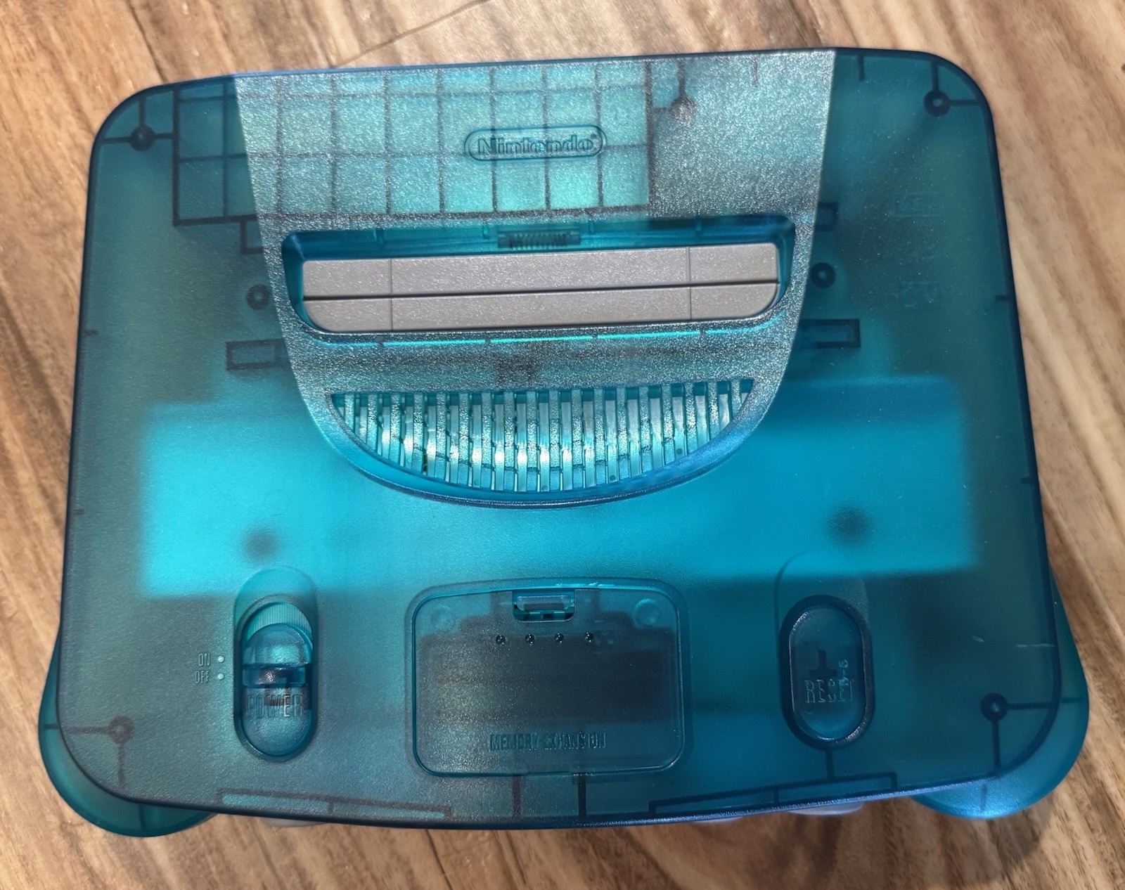 Nintendo N64 Funtastic Clear Blue Japanese Console Region Free TESTED US Seller