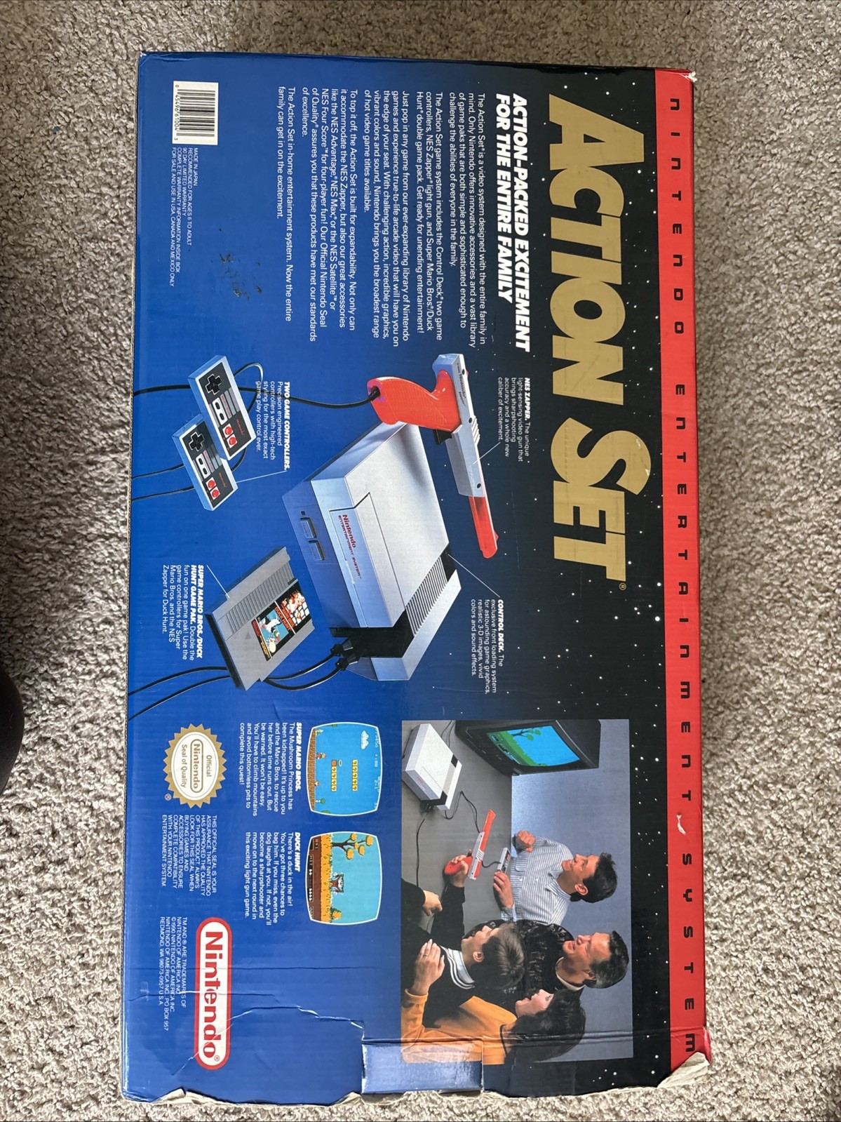 New Nintendo NES Action Set Home Console – White/Gray