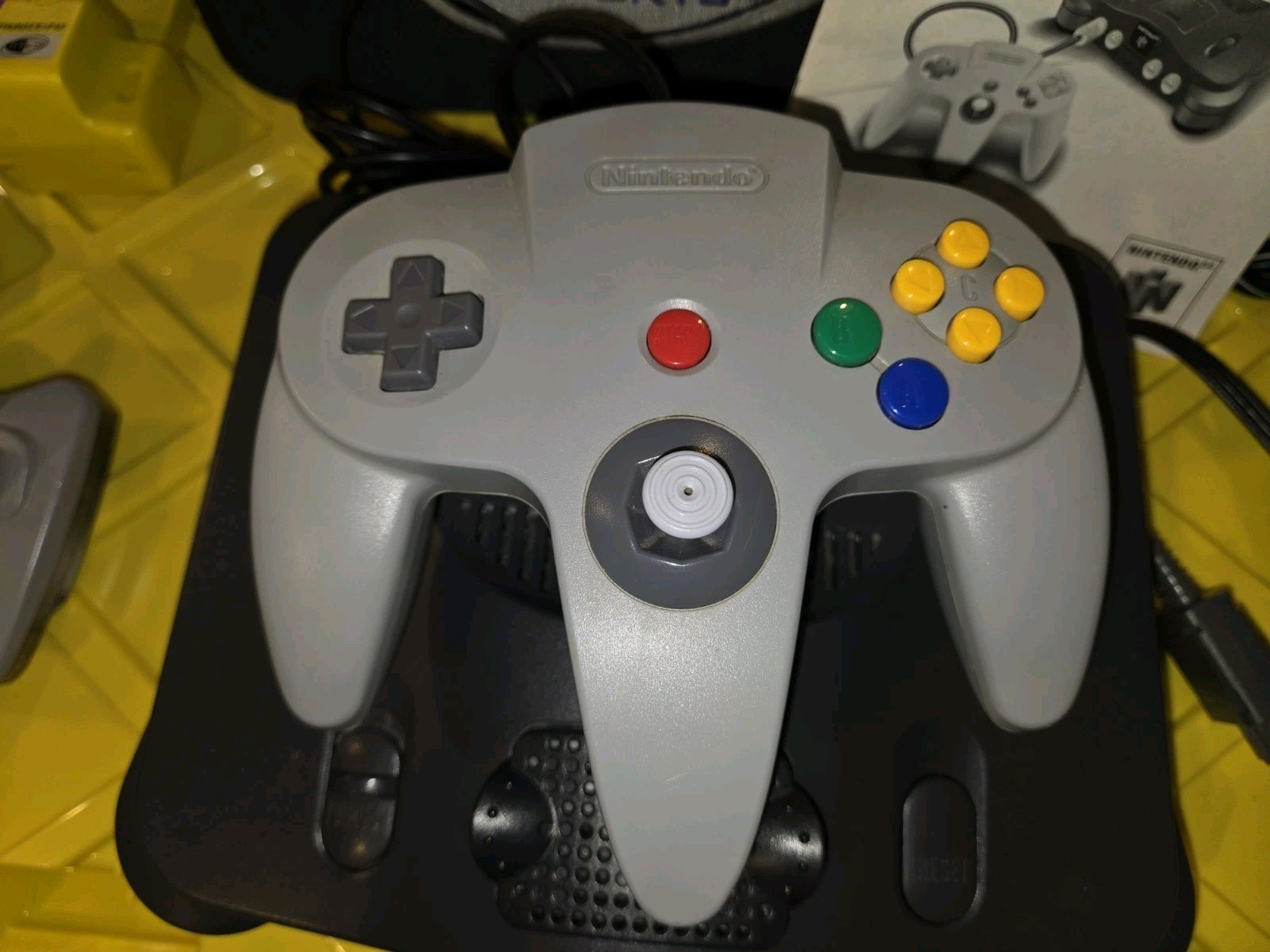 Nintendo 64 Console Bundle Expansion Pack, Controller, Transfer Pak, Memory Card