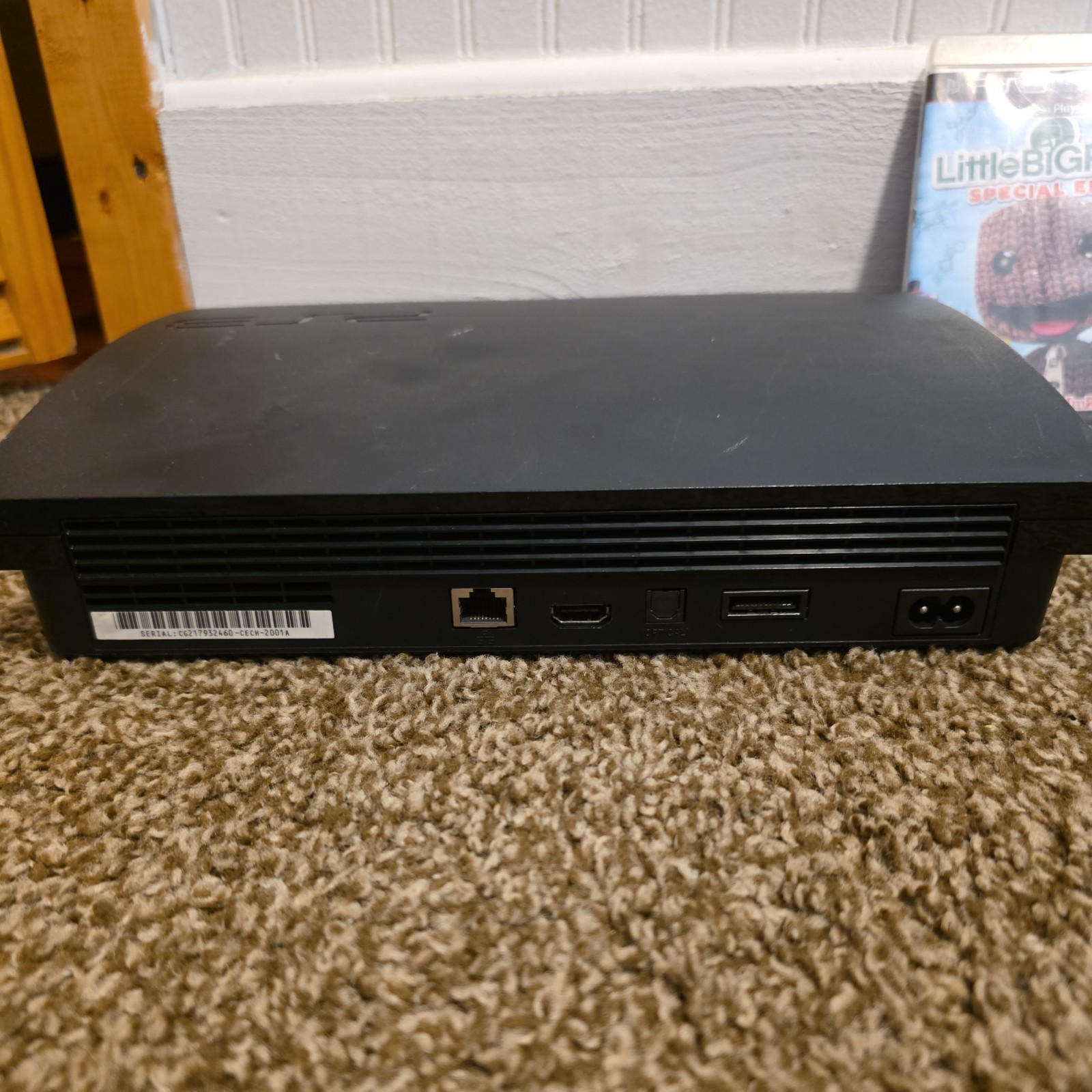 Sony PlayStation 3 Slim CECH-2001A Console Black Tested