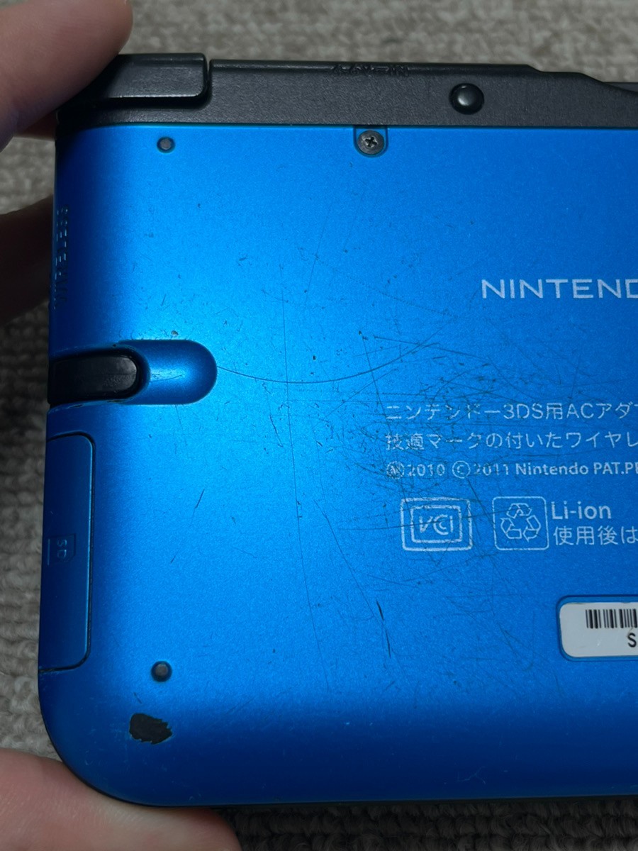 3DS LL XL blue black Japan Nintendo Console Japanese B966