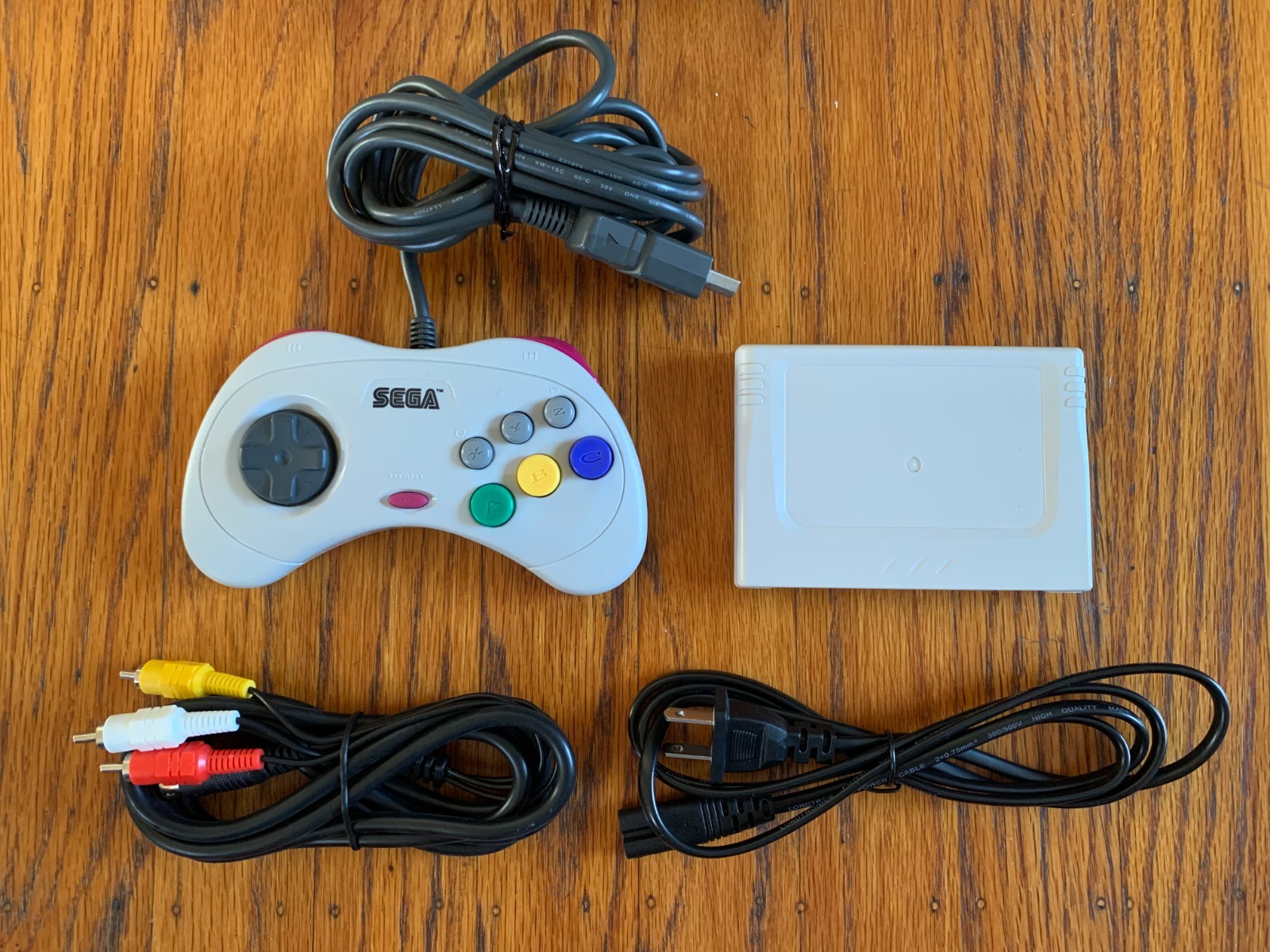 Sega Saturn white Japanese console system Fighters Megamix Daytona USA Circuit