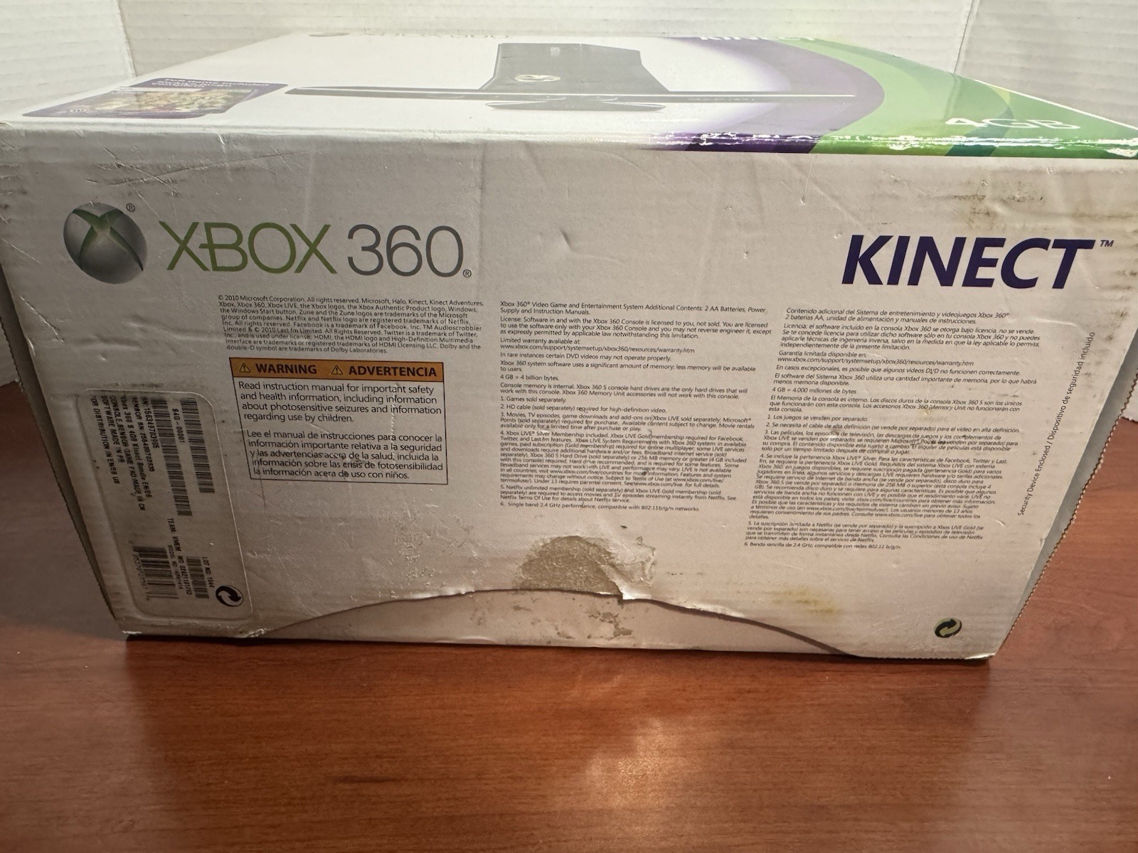 Xbox 360 Slim Kinect Bundle With 5 Games