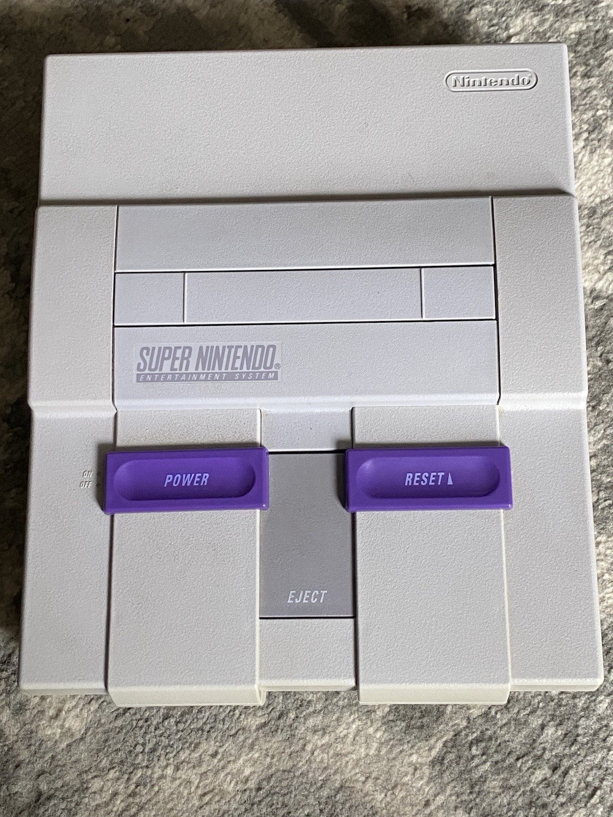 Super Nintendo SNES Console w/ OEM Controllers + Mario World + Manuals