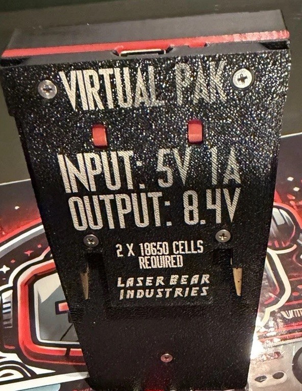 Nintendo VIRTUAL BOY CONSOLIZED VGA Out -Virtual Tap,(1) extension cord, 1 game