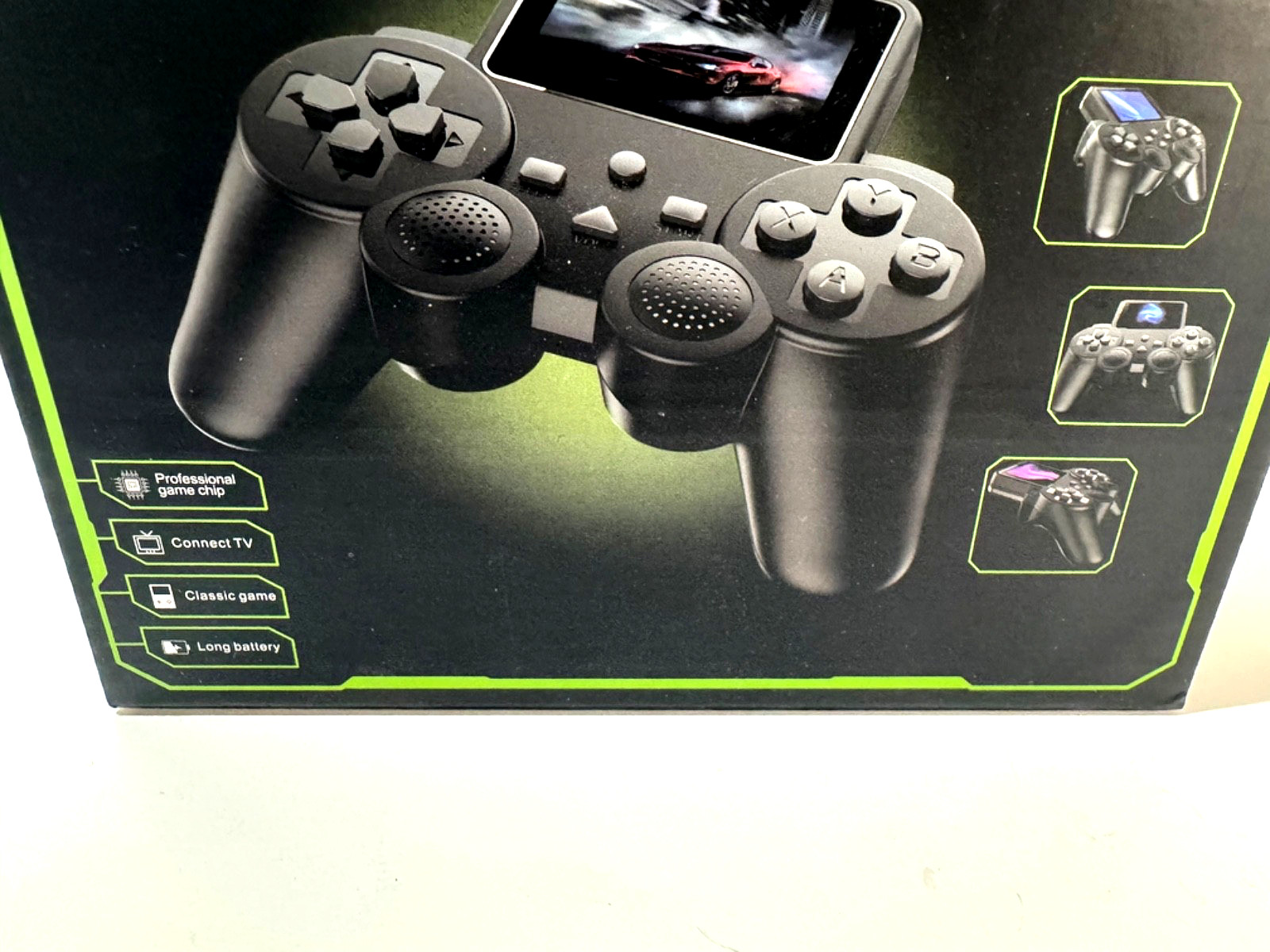 Controller Gamepad S10 2.4 inch Display Screen with TV Connect Black 520 Games