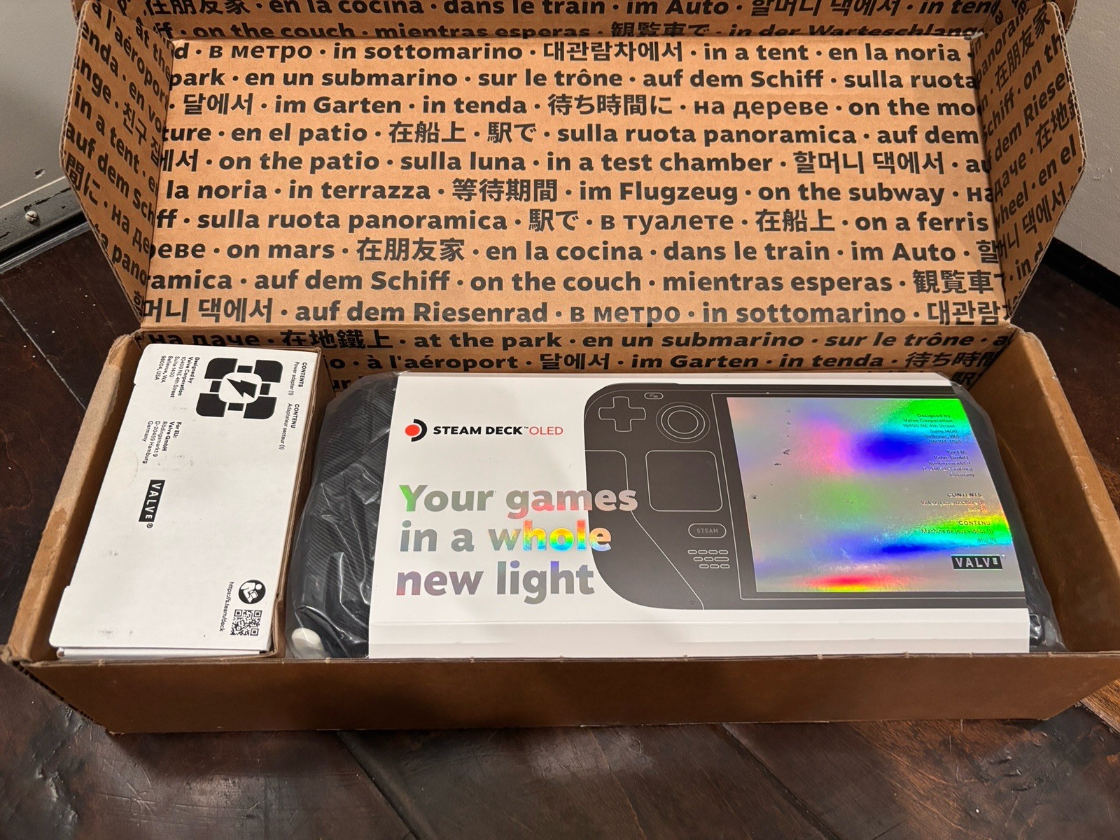 NEW &SEALED Valve Steam Deck OLED Handheld Console, 512GB, Black