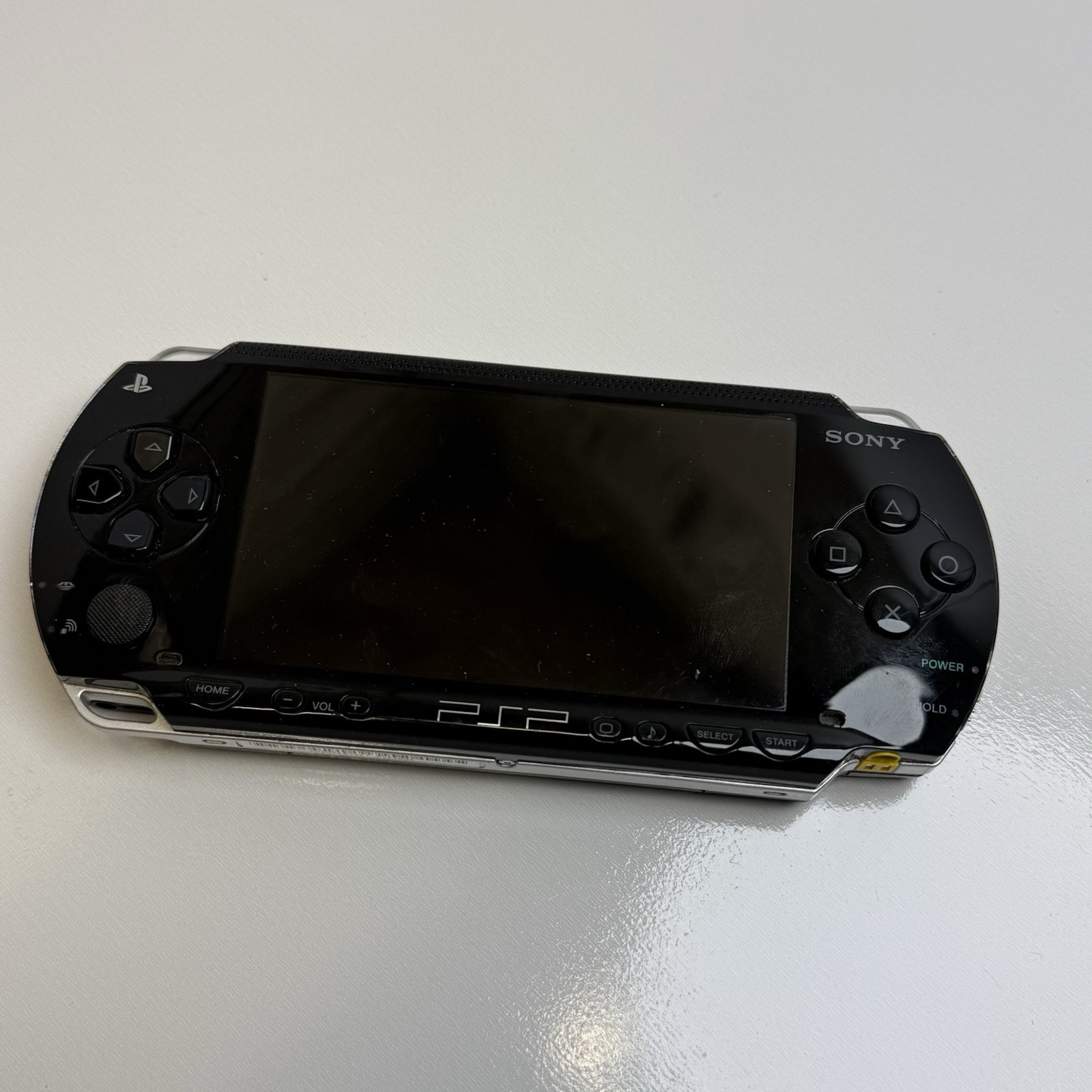 Sony PSP-1001 Black Handheld Console Only – Works – No Charger